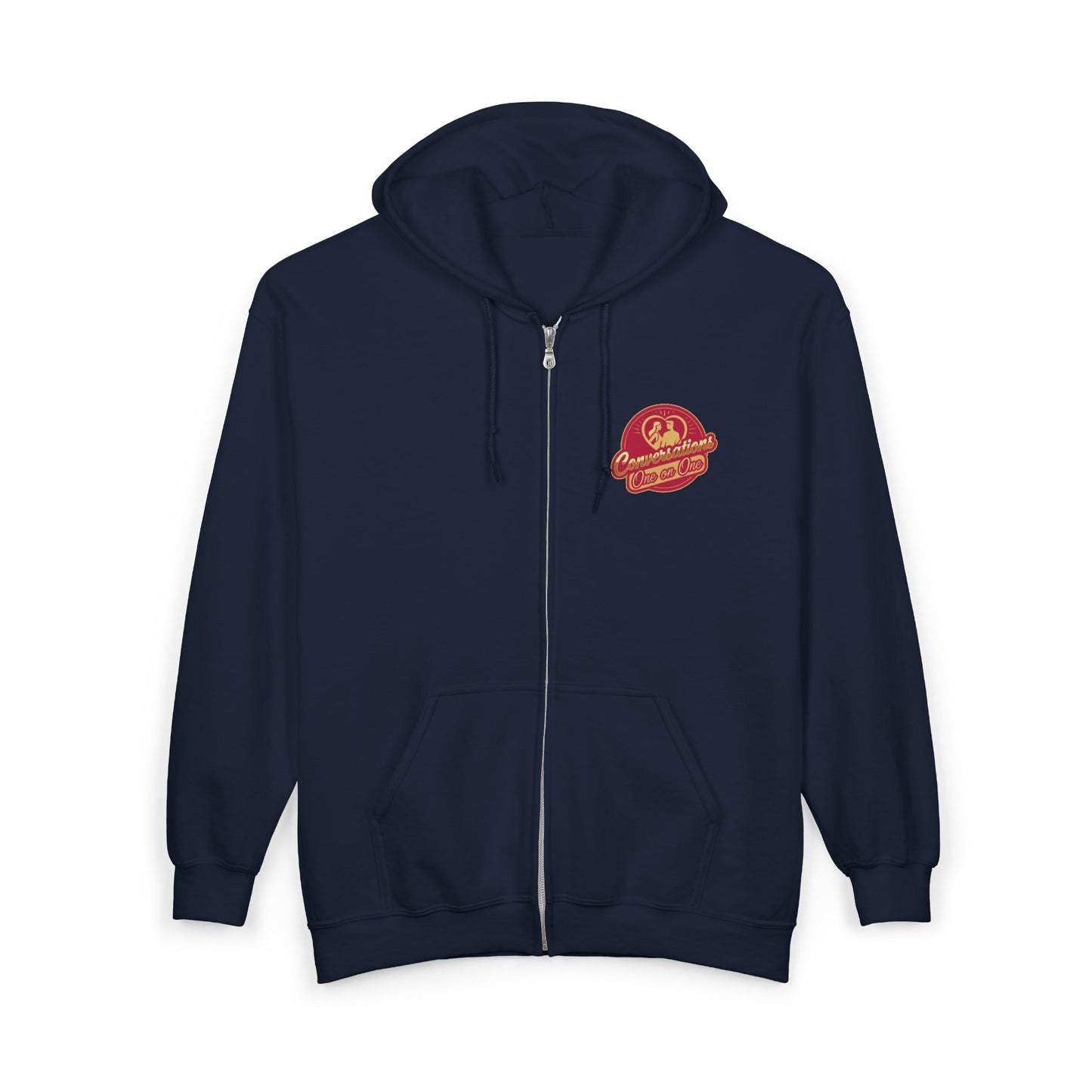 Zip Hoodie — 'Obama Cared' Graphic Full‑Zip Sweatshirt