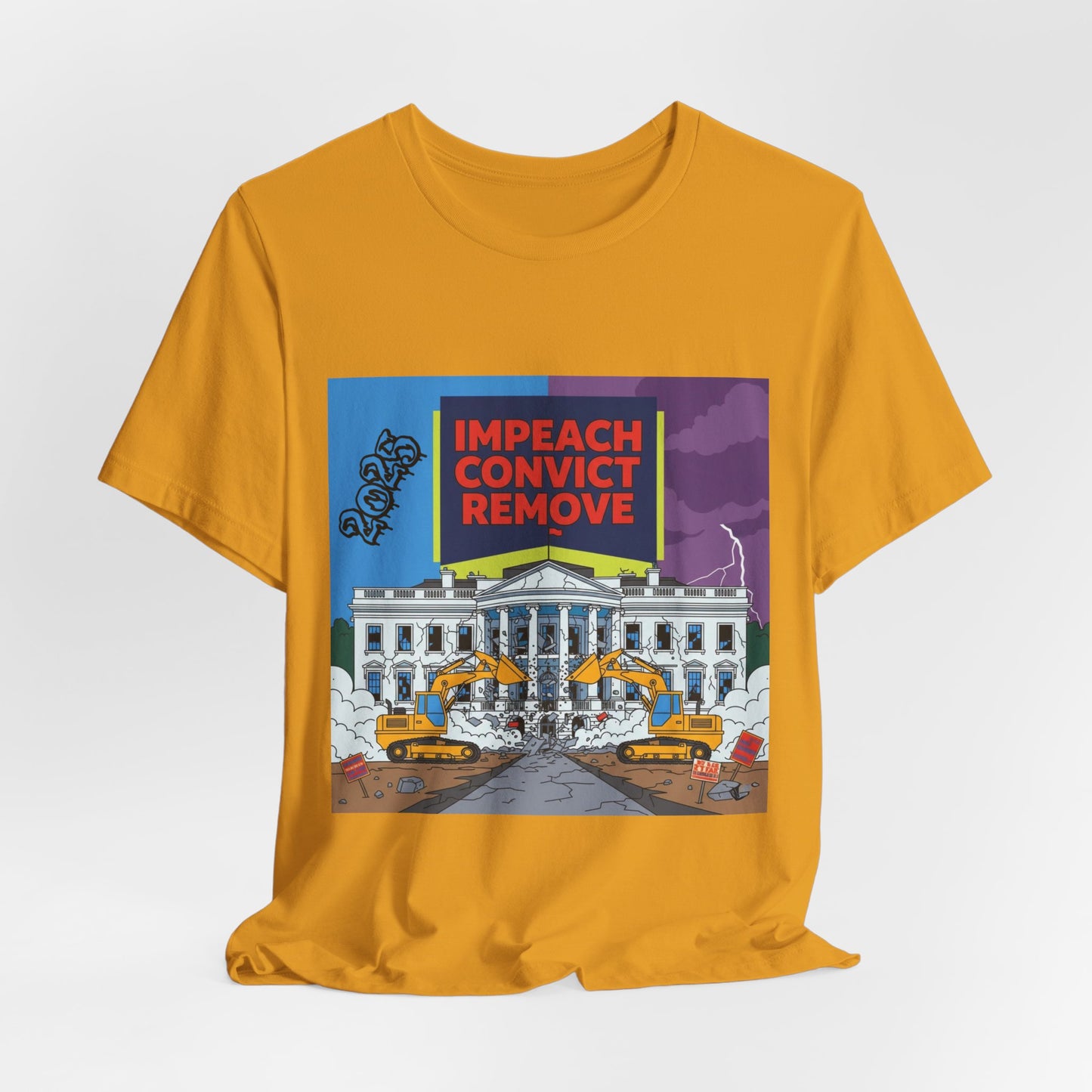 Impeach Convict Remove White House Protest Tee