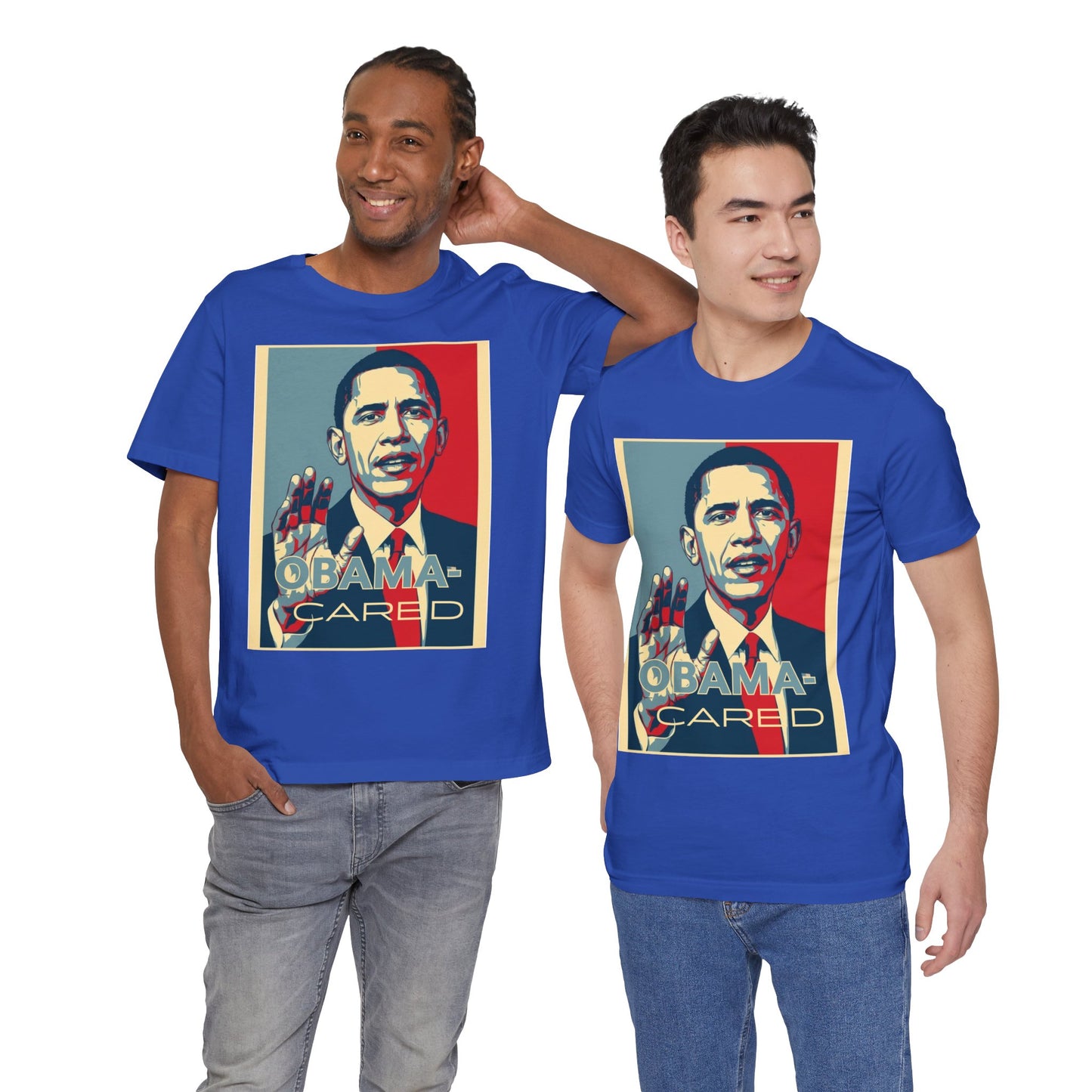 'Obama Cared' Vintage Style T-Shirt