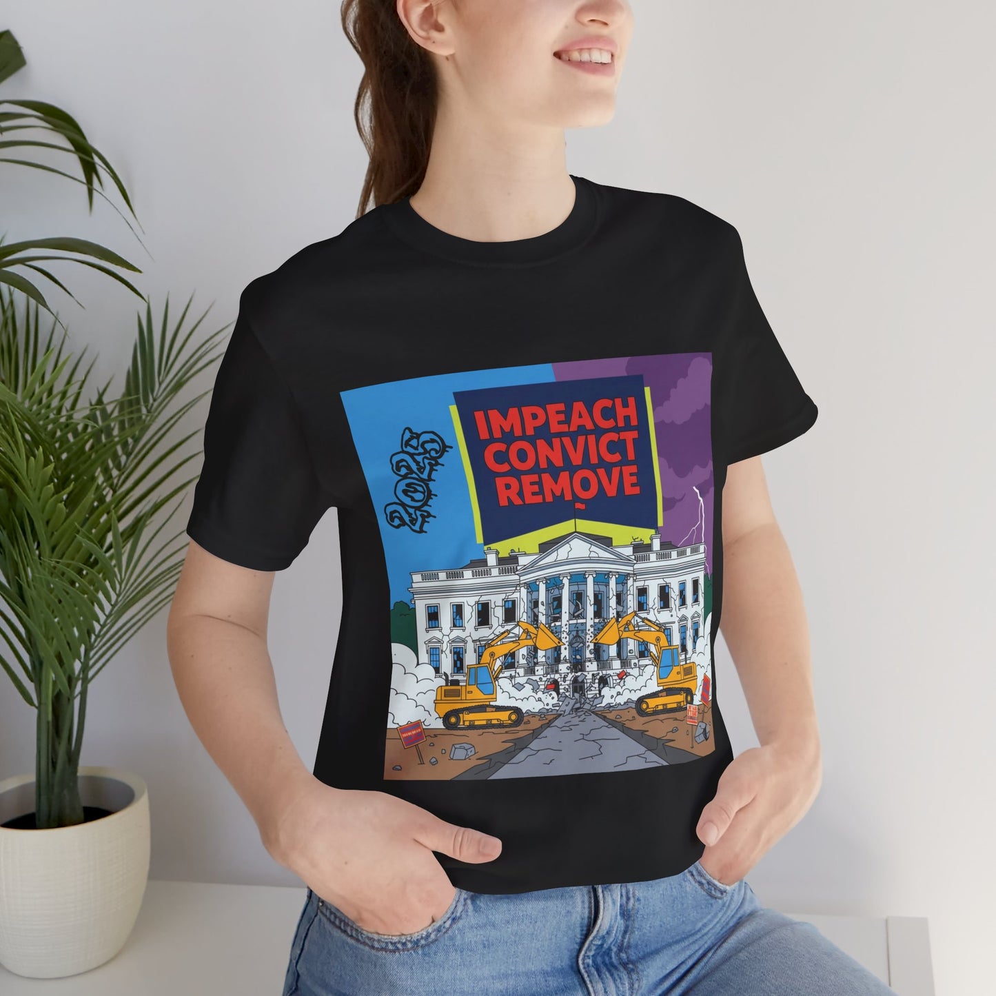 Impeach Convict Remove White House Protest Tee