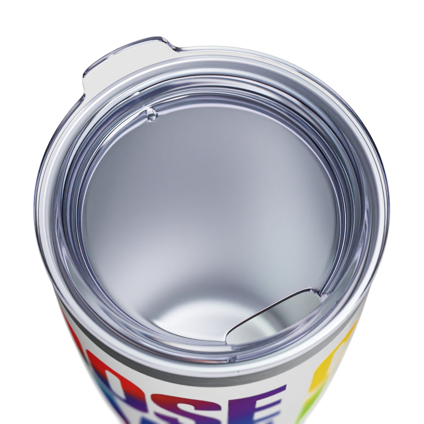 Choose Love Rainbow Tumbler — 20oz Insulated Travel Cup