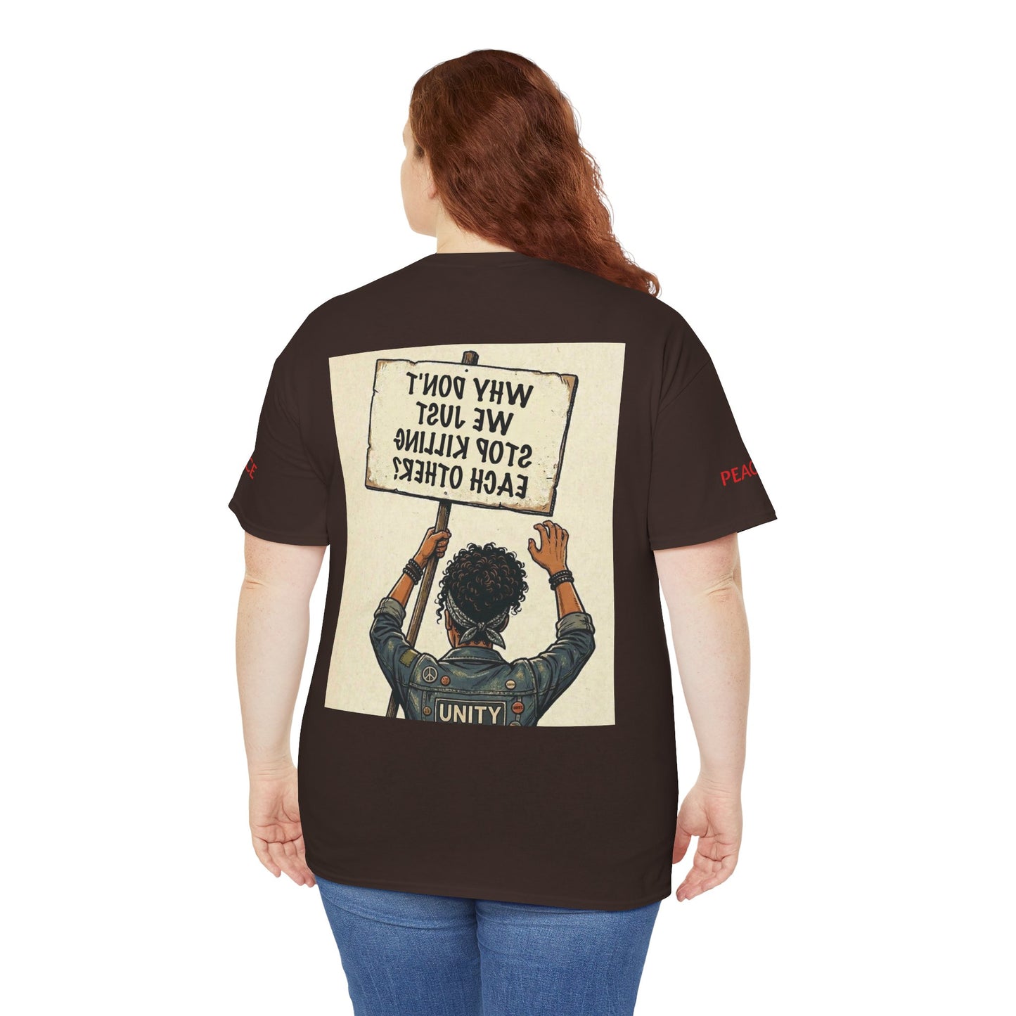 Graphic Tee — "CHOOSE PEACE" Shirt
