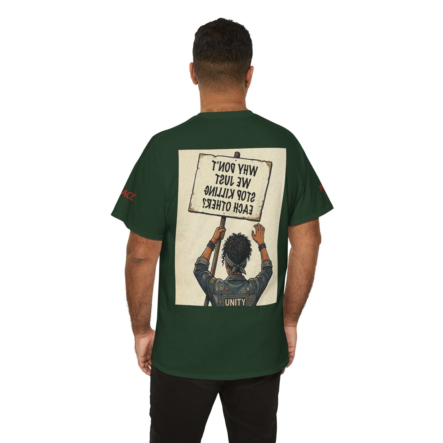 Graphic Tee — "CHOOSE PEACE" Shirt