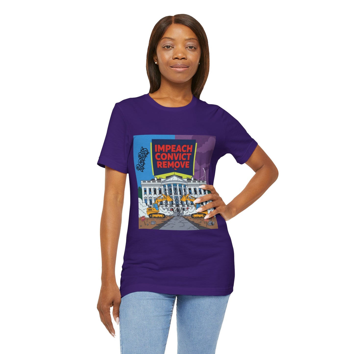 Impeach Convict Remove White House Protest Tee