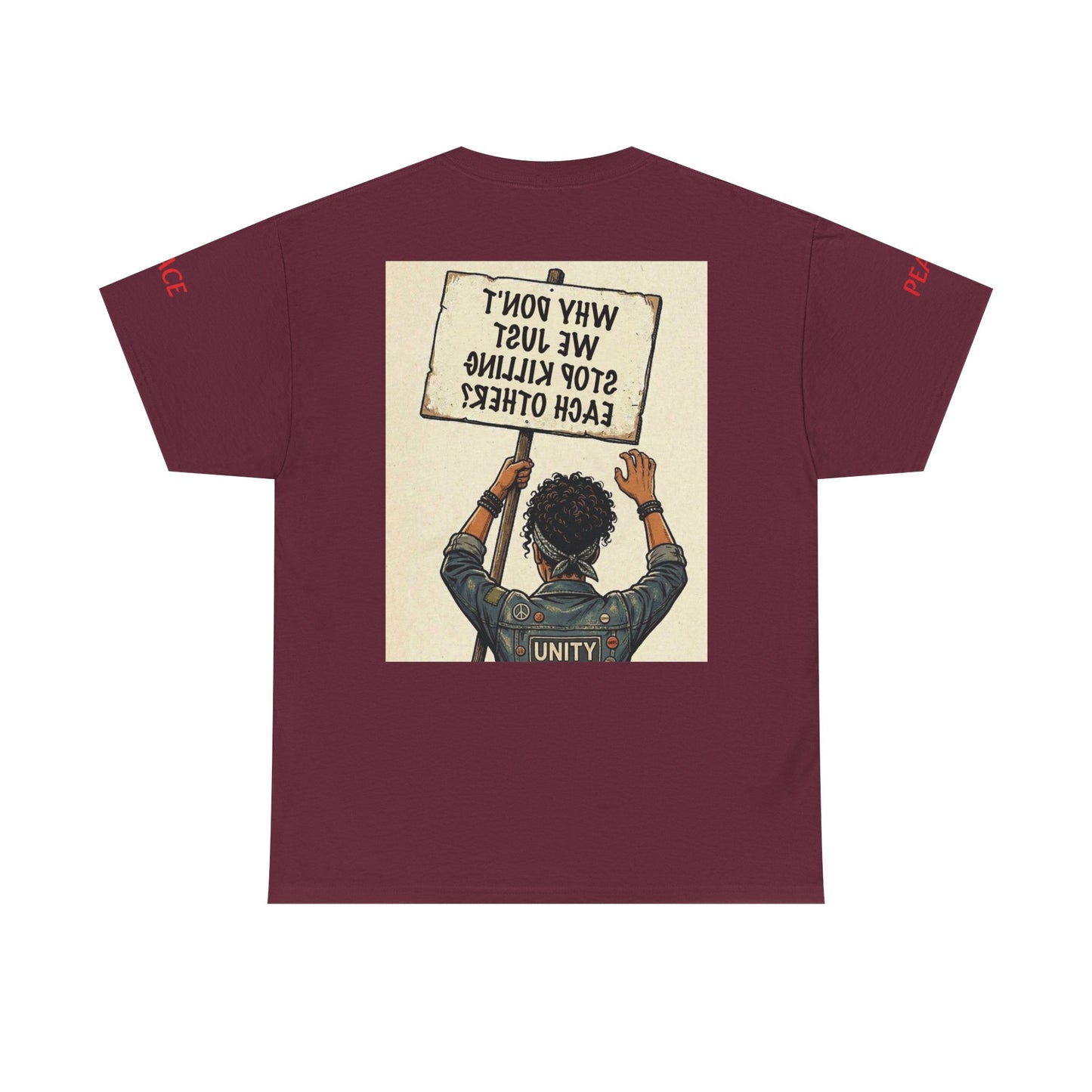 Graphic Tee — "CHOOSE PEACE" Shirt