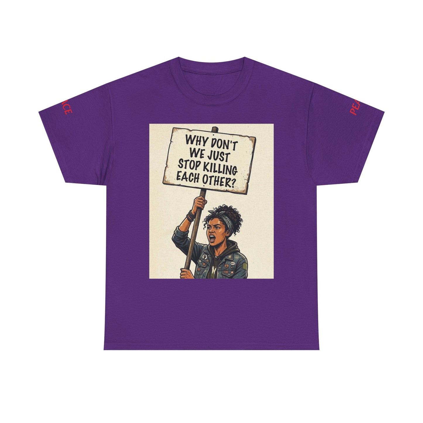 Graphic Tee — "CHOOSE PEACE" Shirt