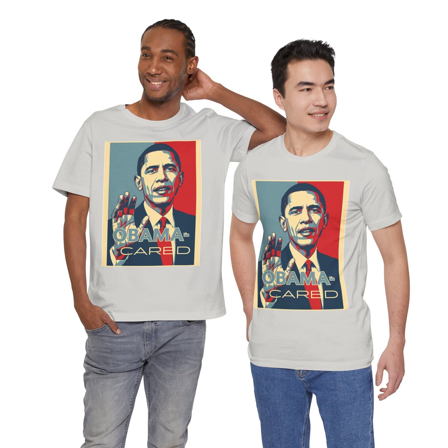 'Obama Cared' Vintage Style T-Shirt