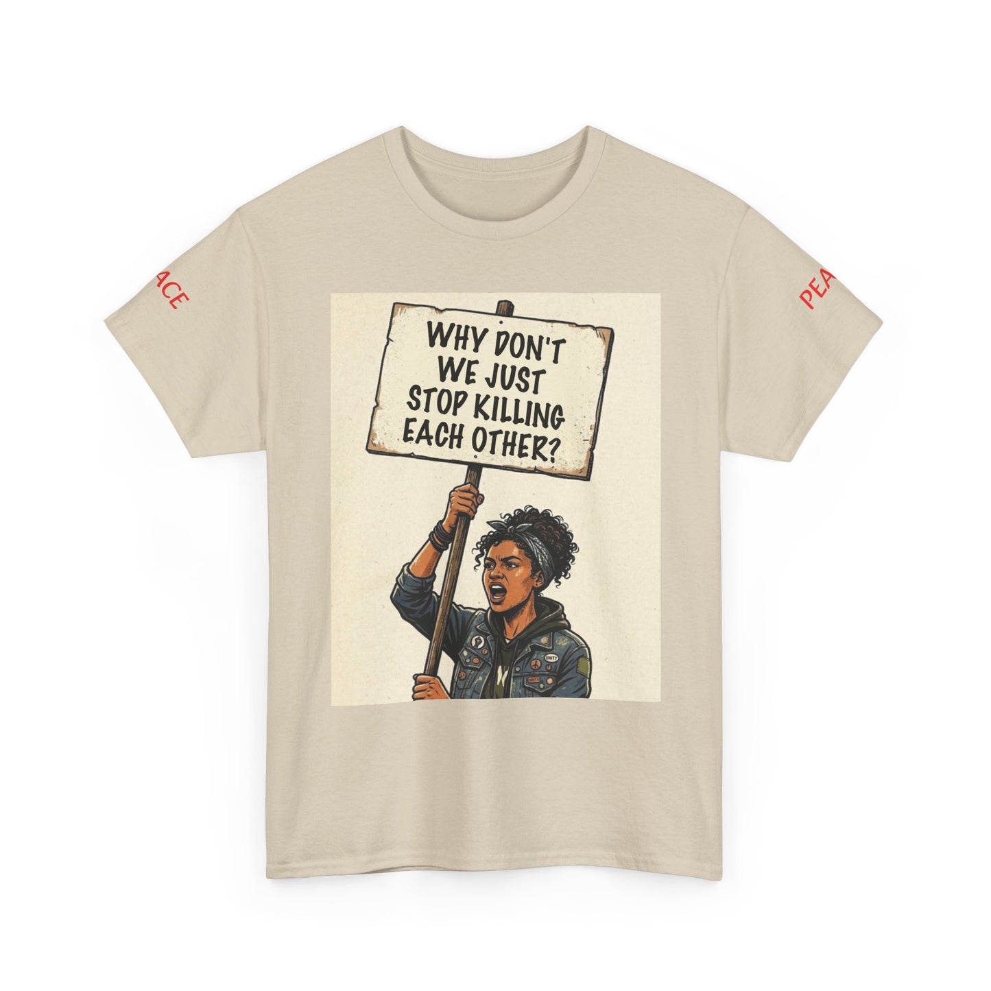 Graphic Tee — "CHOOSE PEACE" Shirt