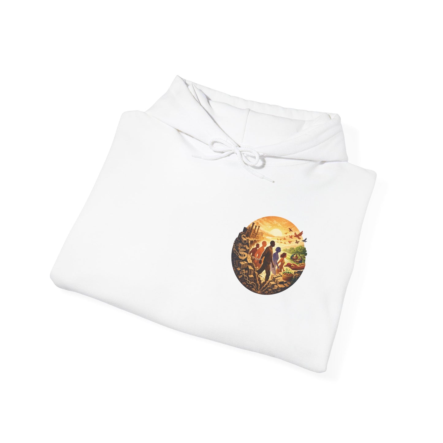 Liberation is Collective Hoodie — "We Move Forward Together" Artwork {Unisex}