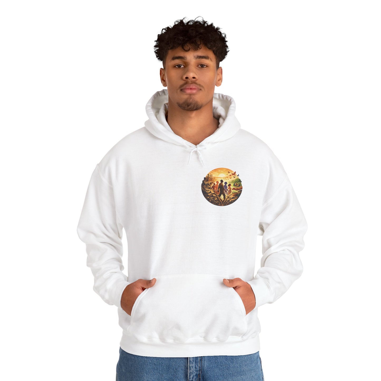 Liberation is Collective Hoodie — "We Move Forward Together" Artwork {Unisex}