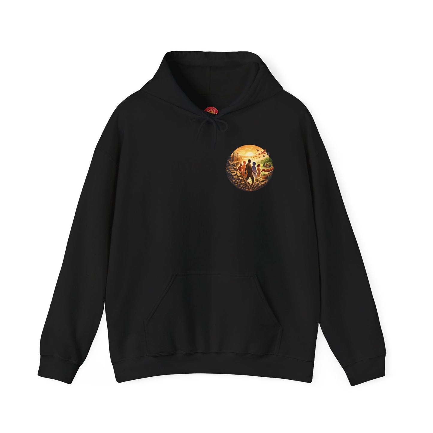 Liberation is Collective Hoodie — "We Move Forward Together" Artwork {Unisex}