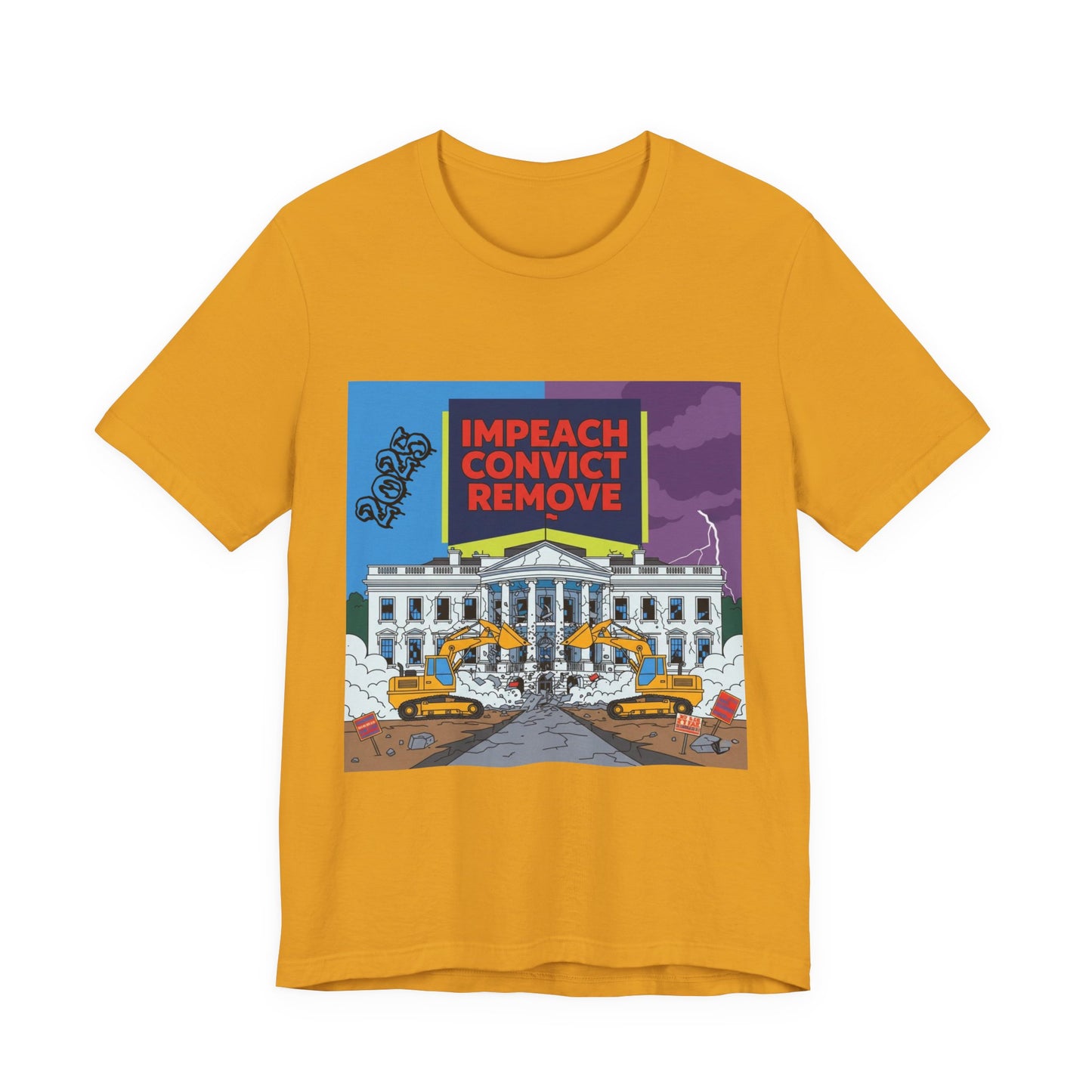 Impeach Convict Remove White House Protest Tee