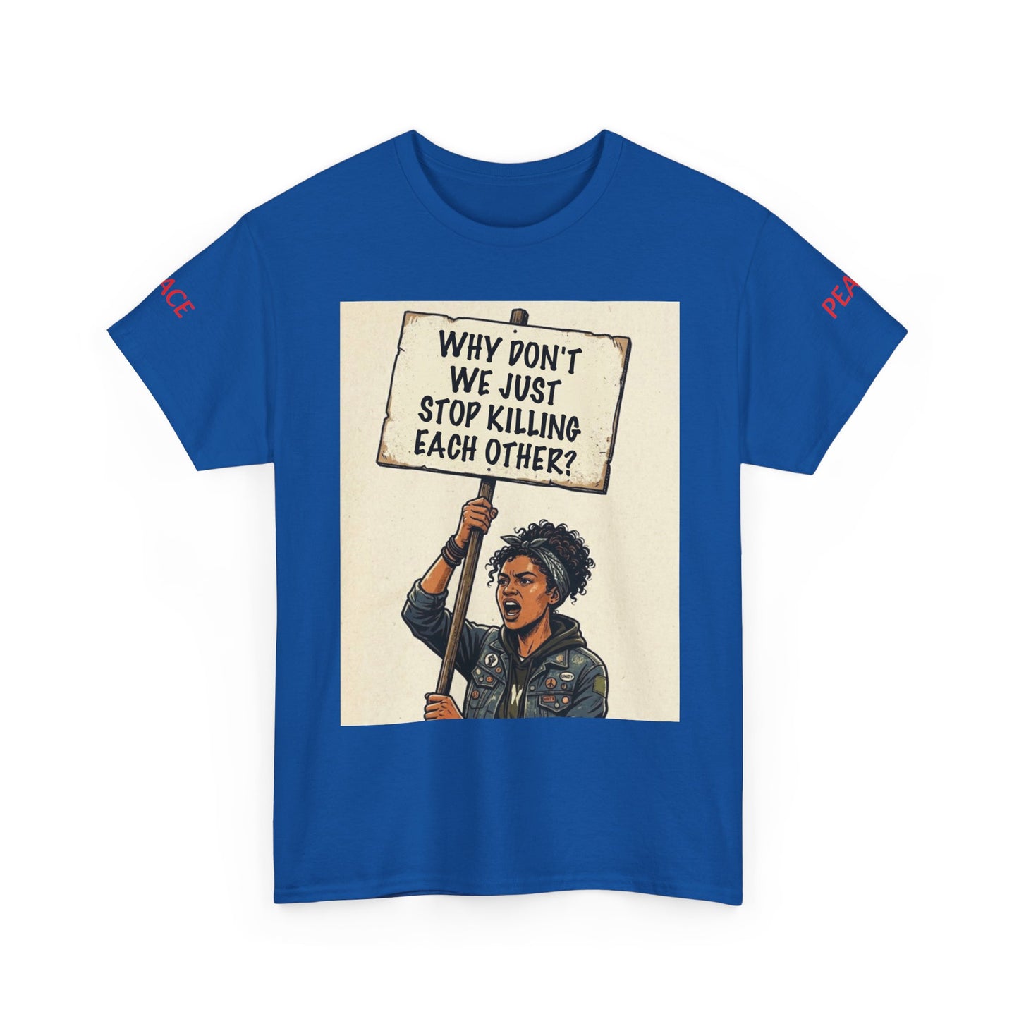 Graphic Tee — "CHOOSE PEACE" Shirt