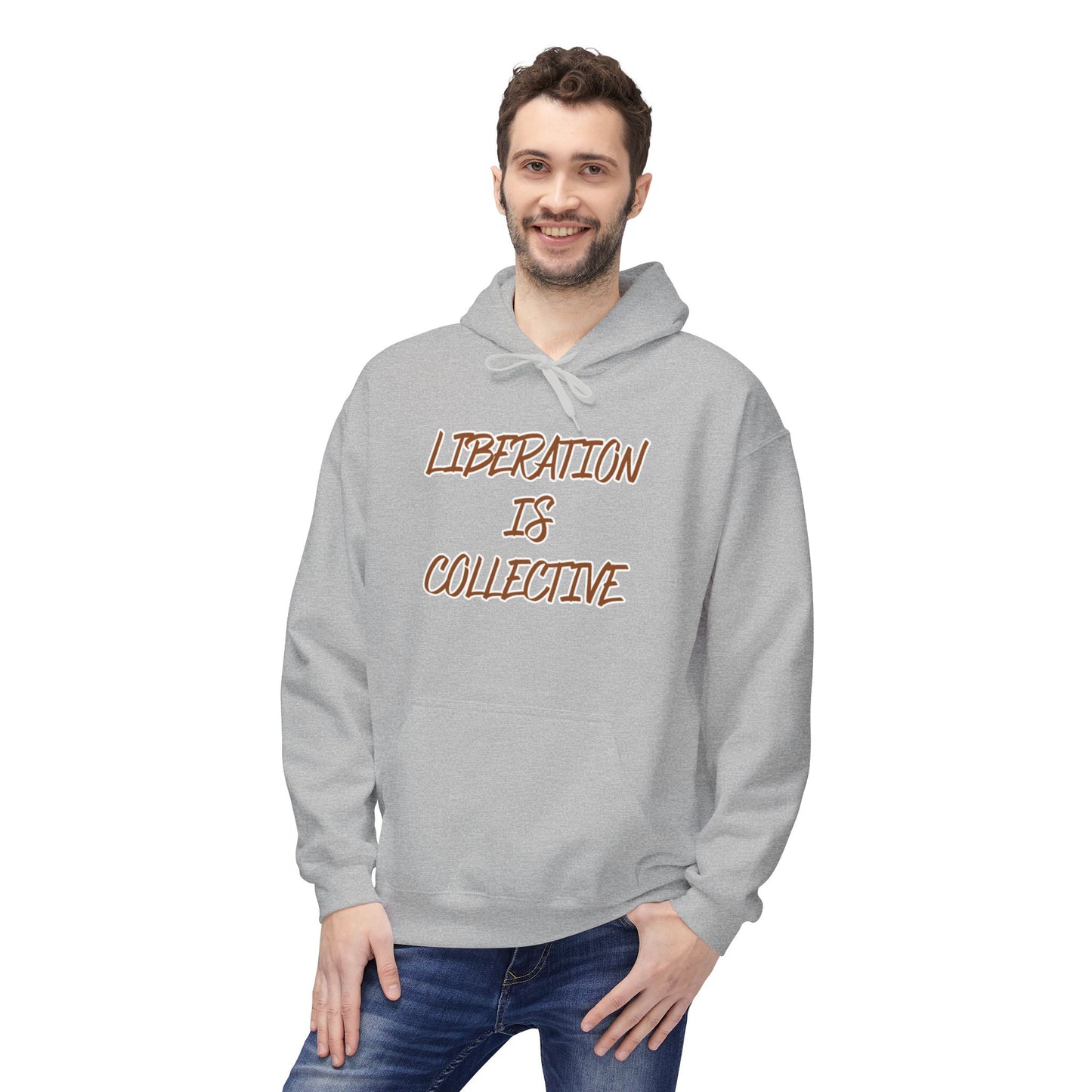 Liberation Is Collective Hoodie — Sunrise Solidarity Graphic Hoodie