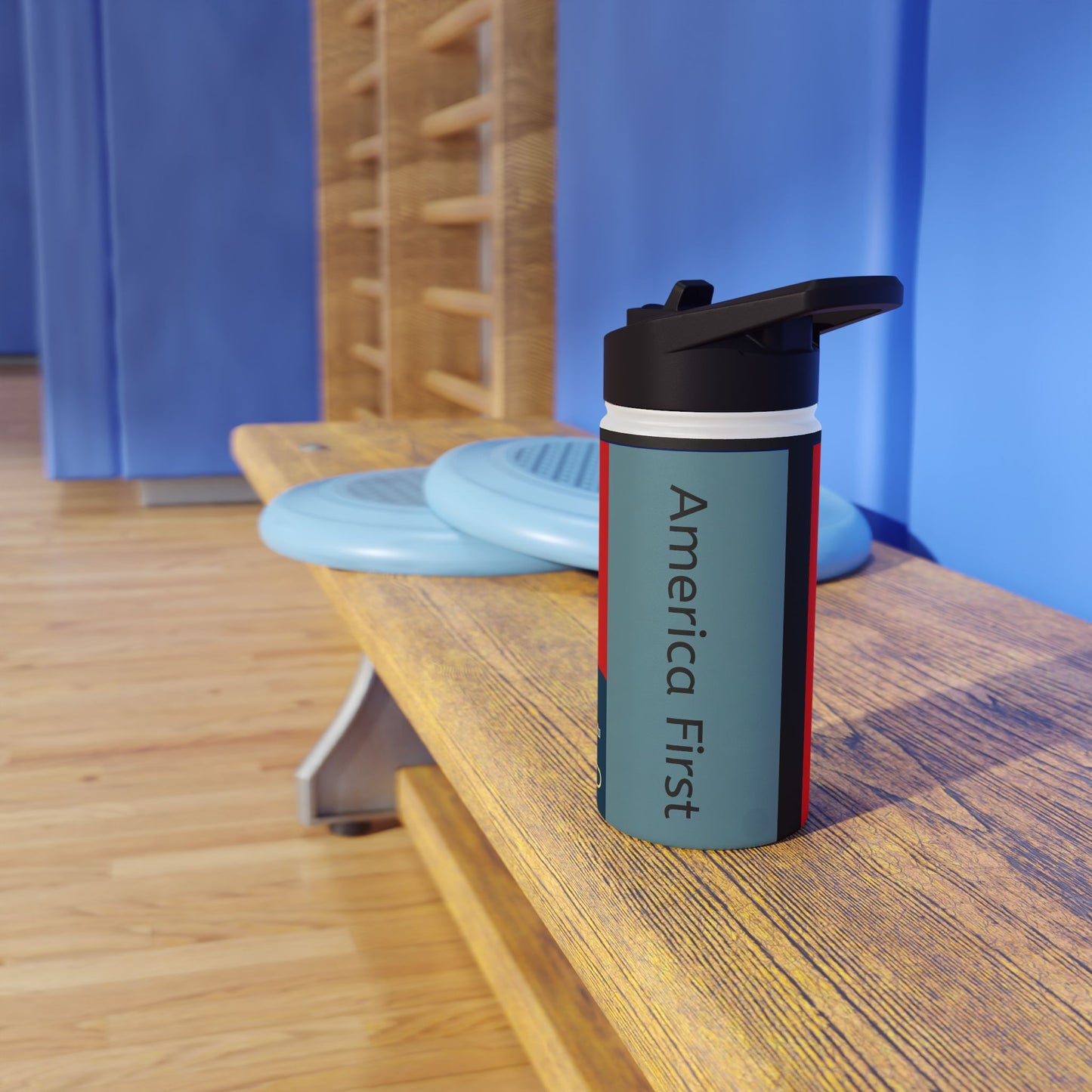 Retro 'OBAMA-CARED' Design-Water Bottle