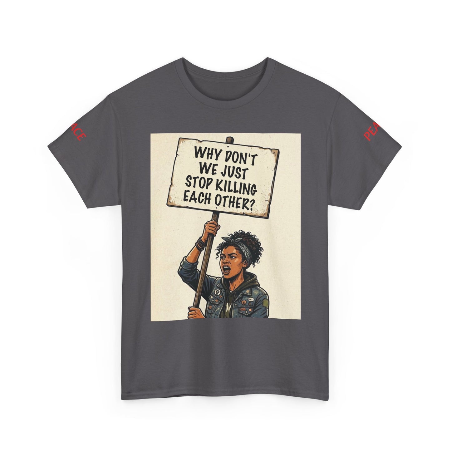 Graphic Tee — "CHOOSE PEACE" Shirt