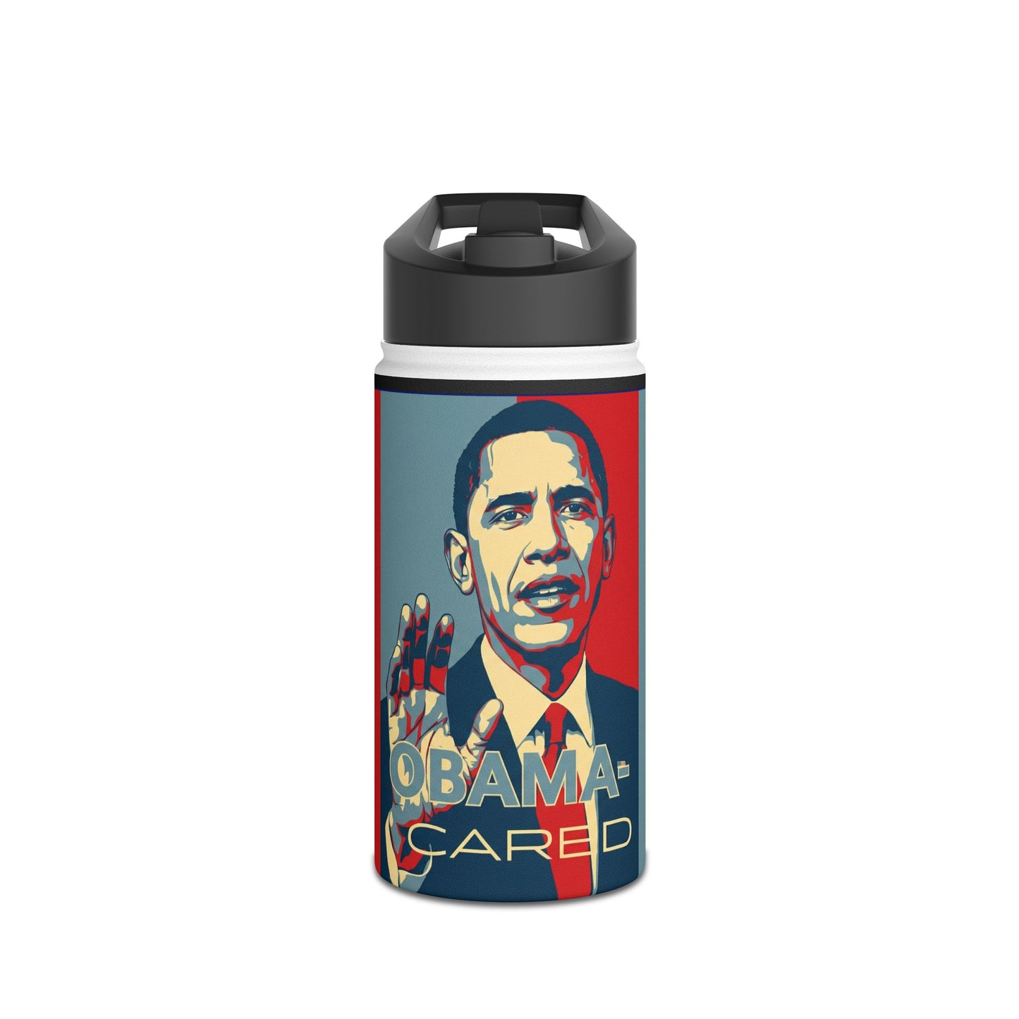 Retro 'OBAMA-CARED' Design-Water Bottle