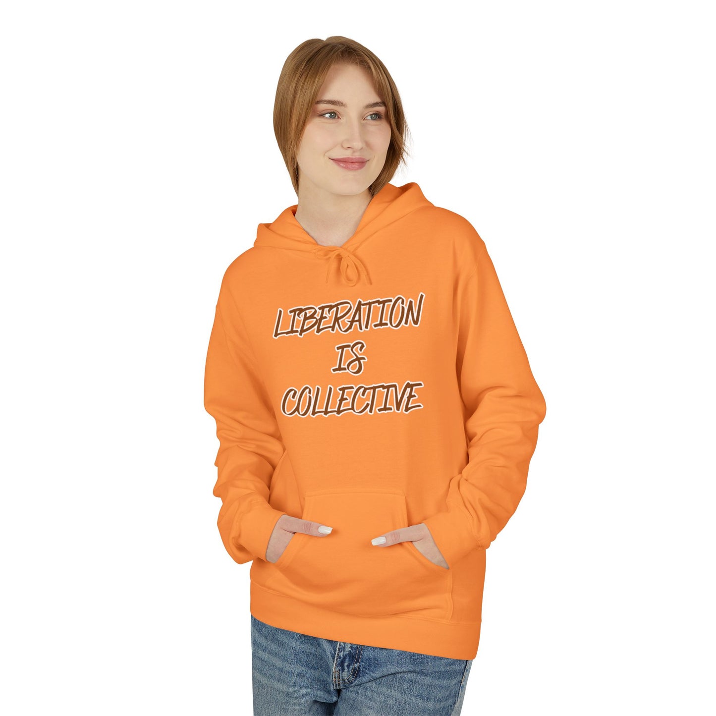 Liberation Is Collective Hoodie — Sunrise Solidarity Graphic Hoodie