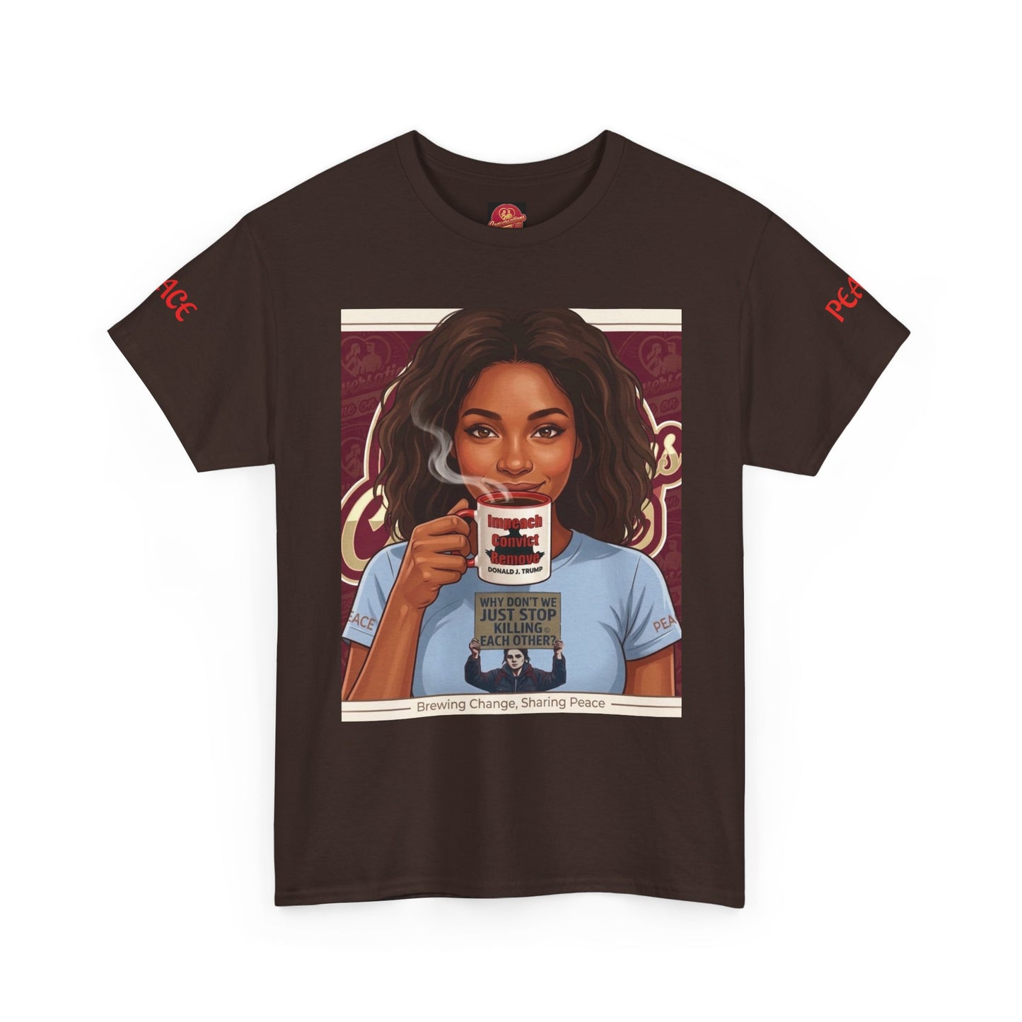Coffee Lover Tee  "Sharing Change, Sharing Hope"