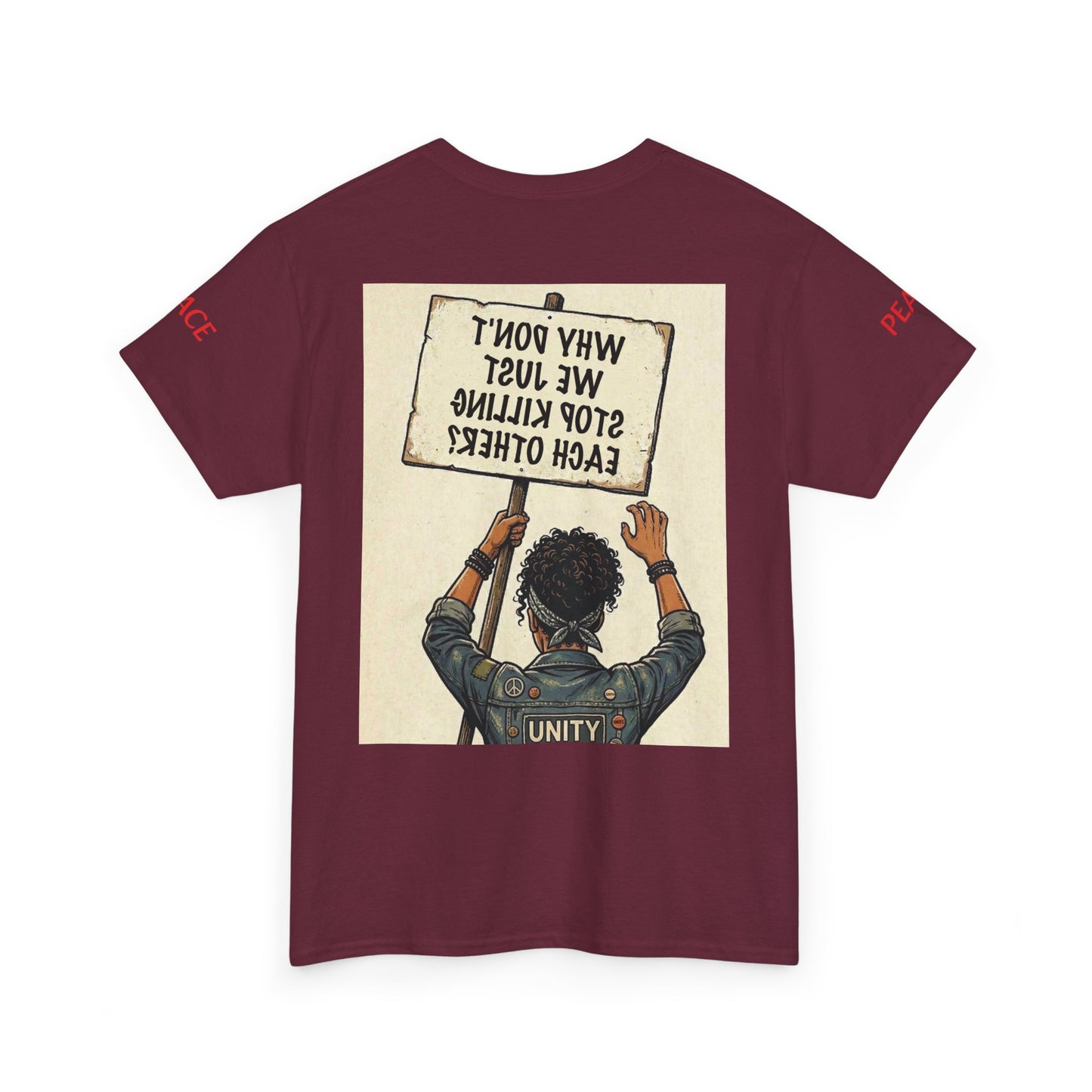 Graphic Tee — "CHOOSE PEACE" Shirt