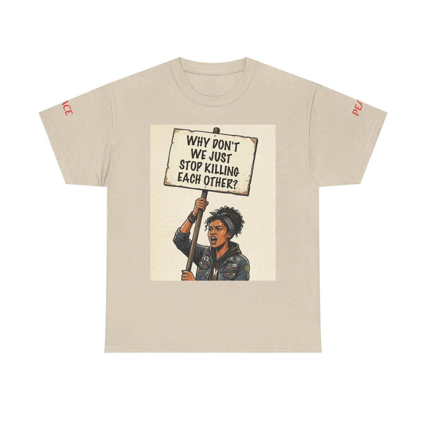 Graphic Tee — "CHOOSE PEACE" Shirt