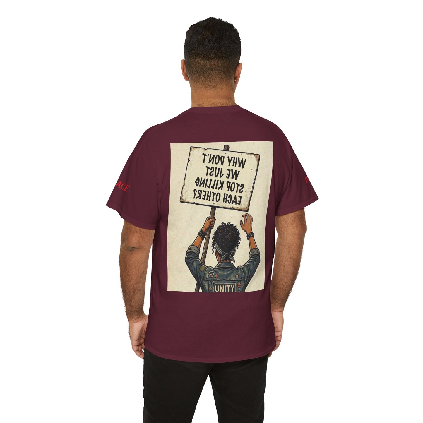 Graphic Tee — "CHOOSE PEACE" Shirt