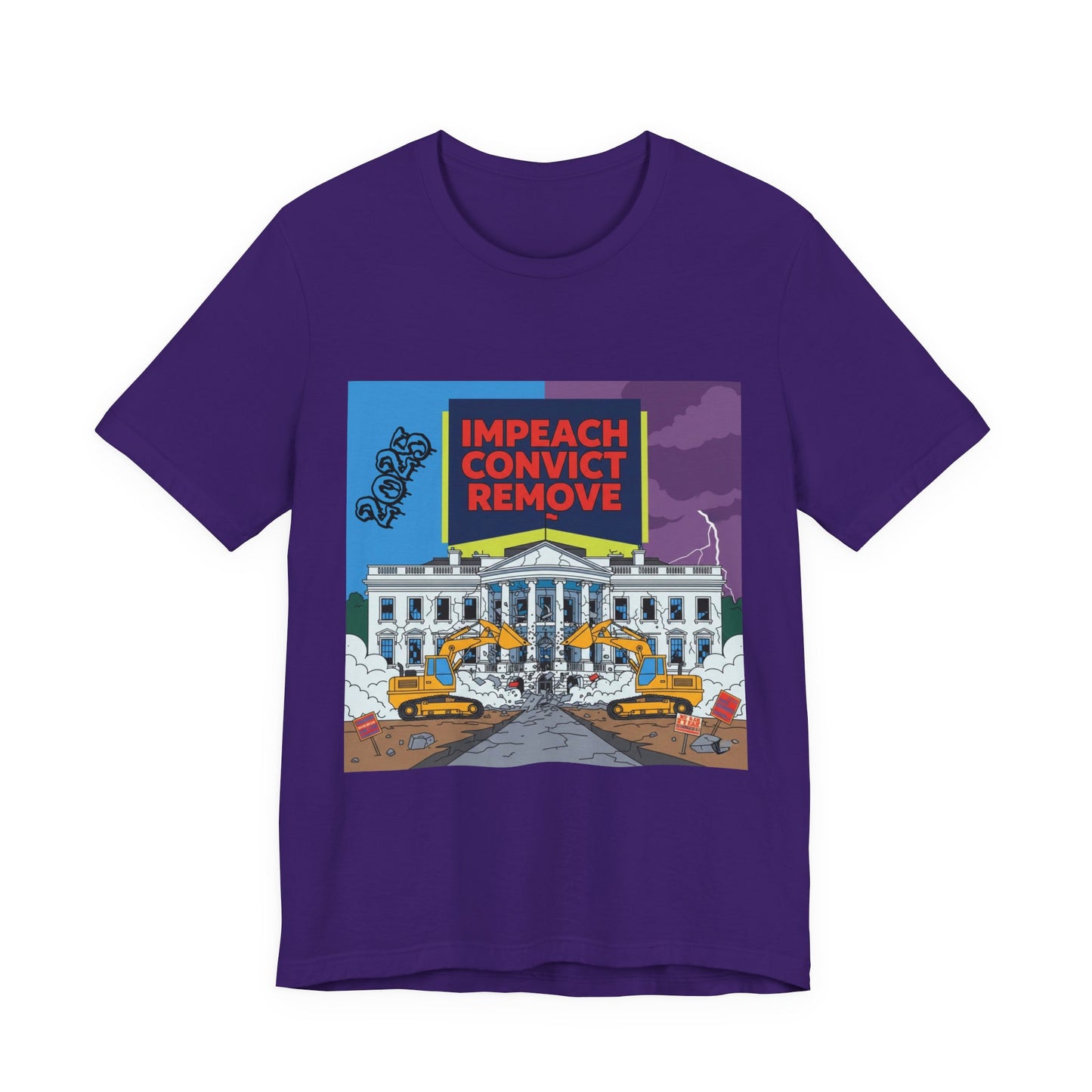 Impeach Convict Remove White House Protest Tee