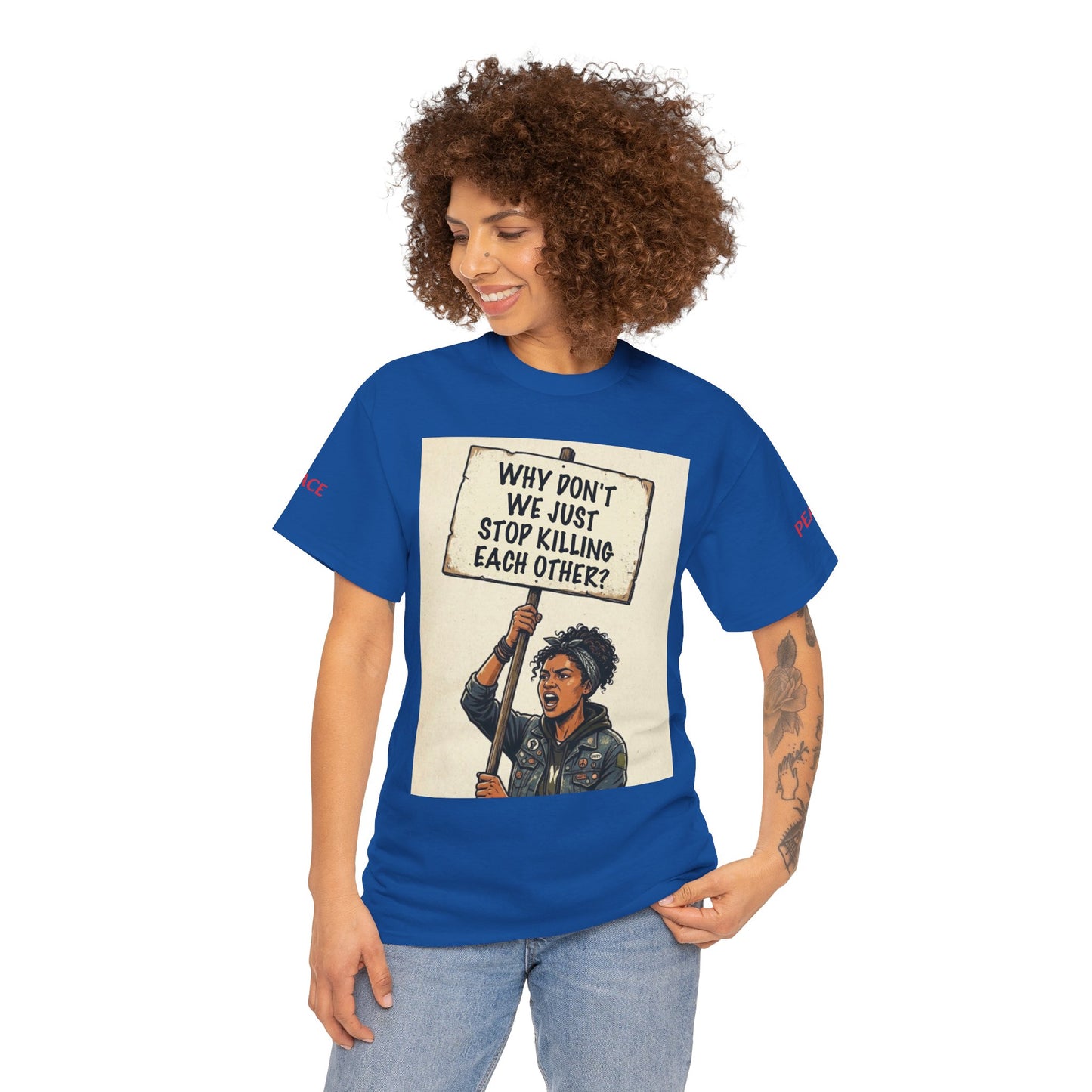 Graphic Tee — "CHOOSE PEACE" Shirt
