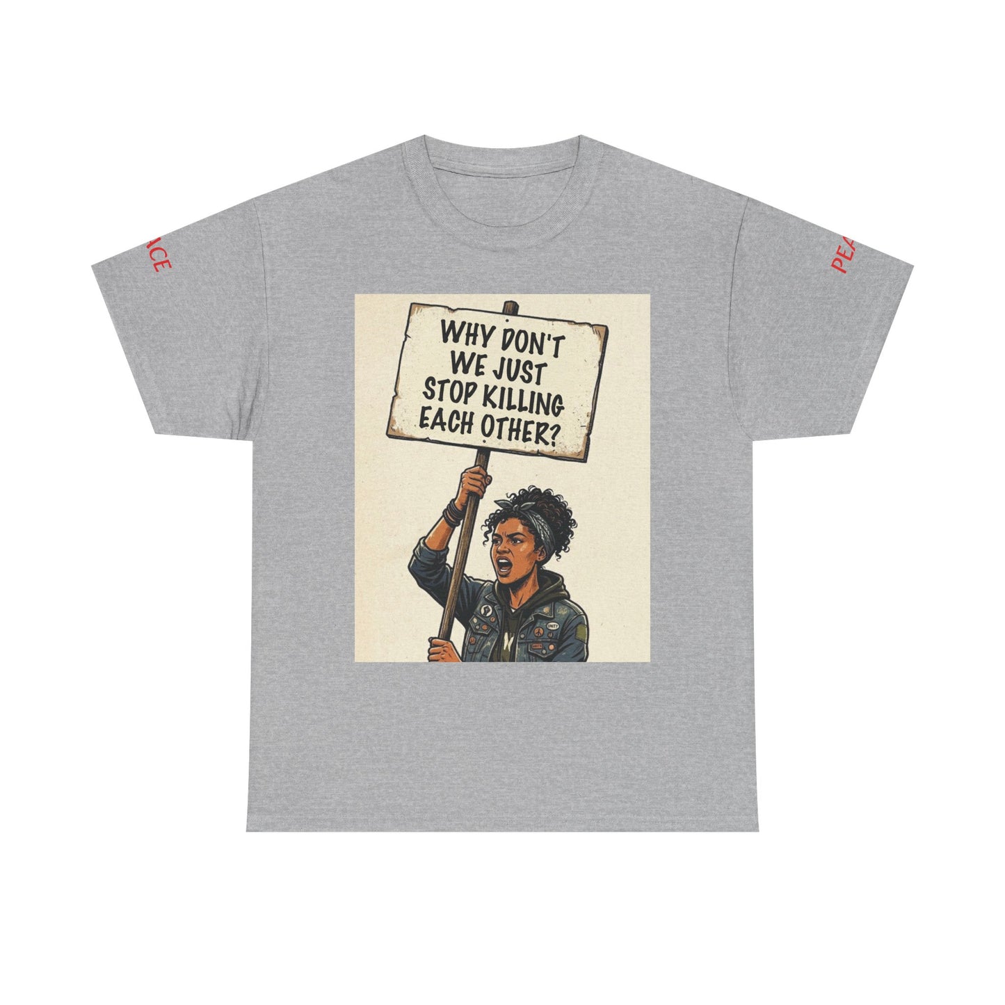 Graphic Tee — "CHOOSE PEACE" Shirt