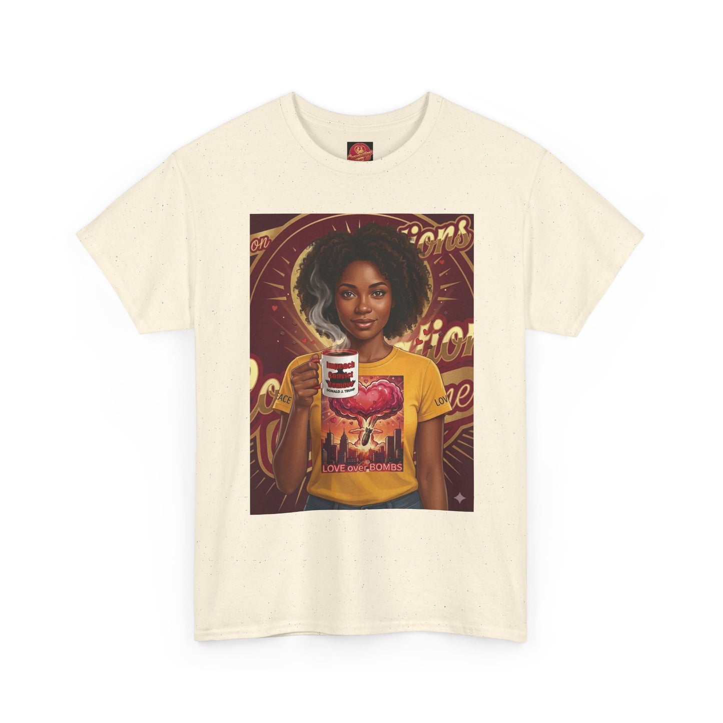 Vintage Coffee /Bombs Vibes Graphic Tee - Retro Aesthetic Unisex Cotton T-Shirt