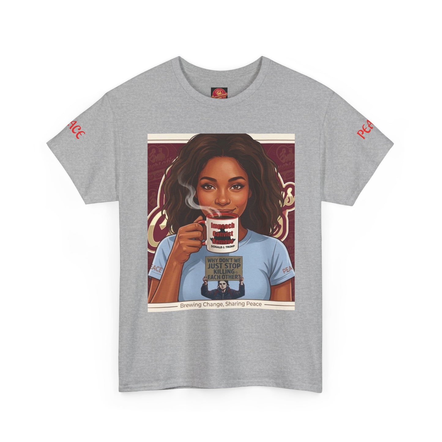 Coffee Lover Tee  "Sharing Change, Sharing Hope"