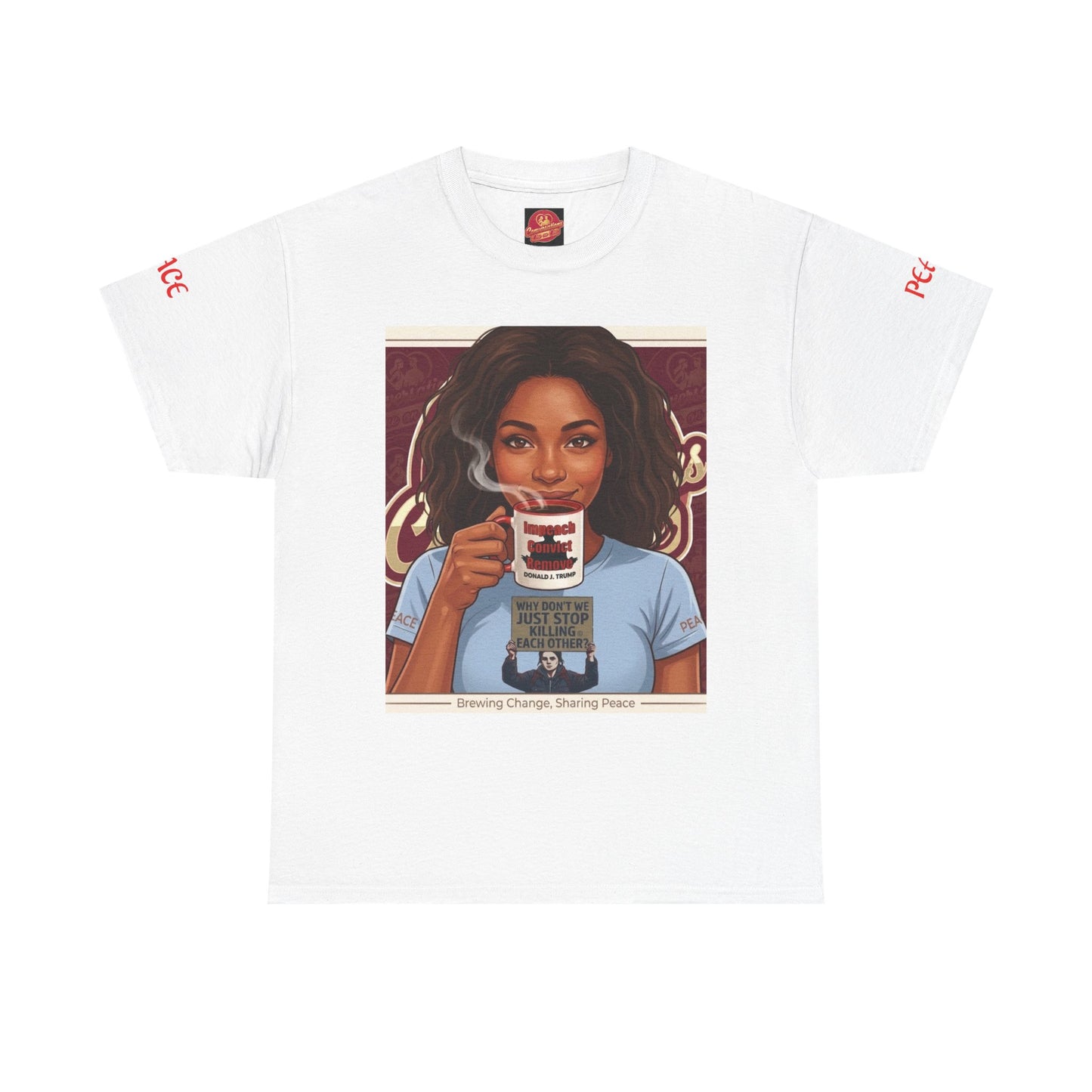 Coffee Lover Tee  "Sharing Change, Sharing Hope"
