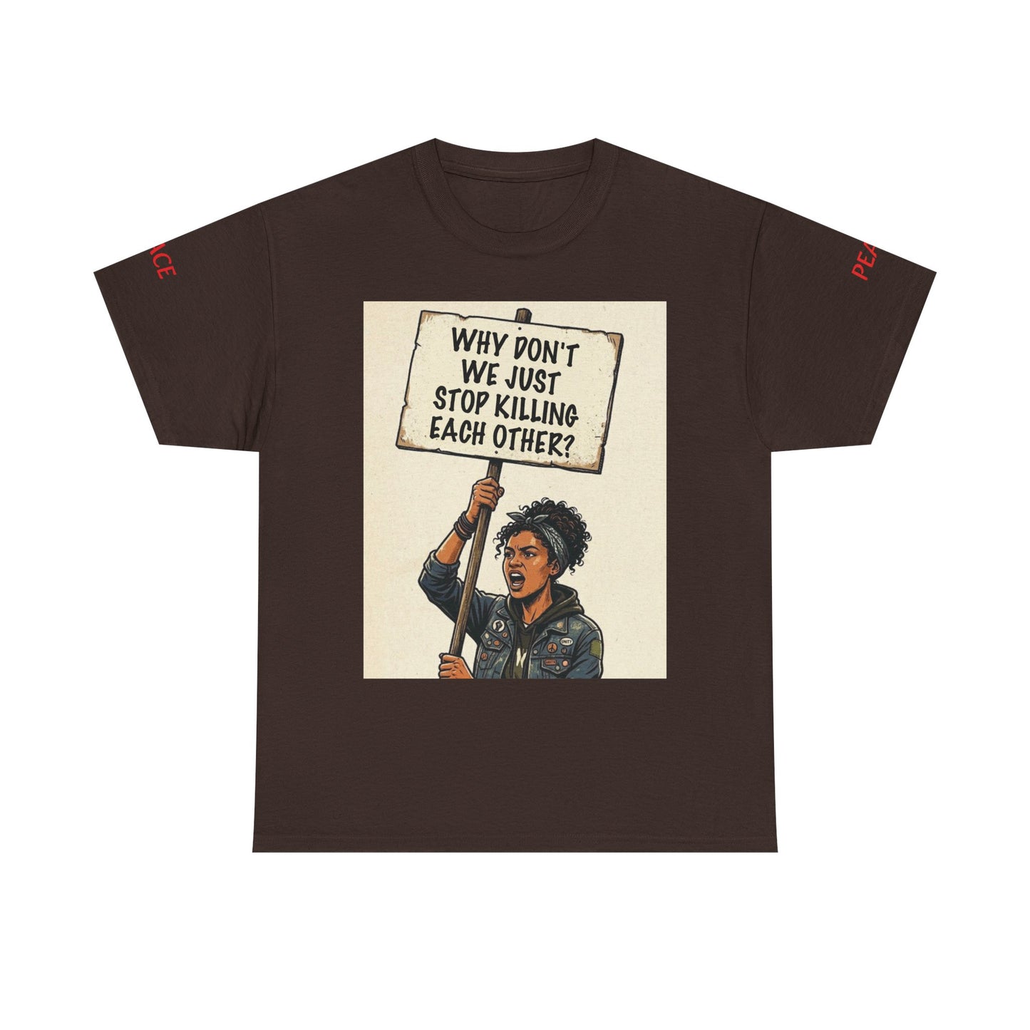 Graphic Tee — "CHOOSE PEACE" Shirt