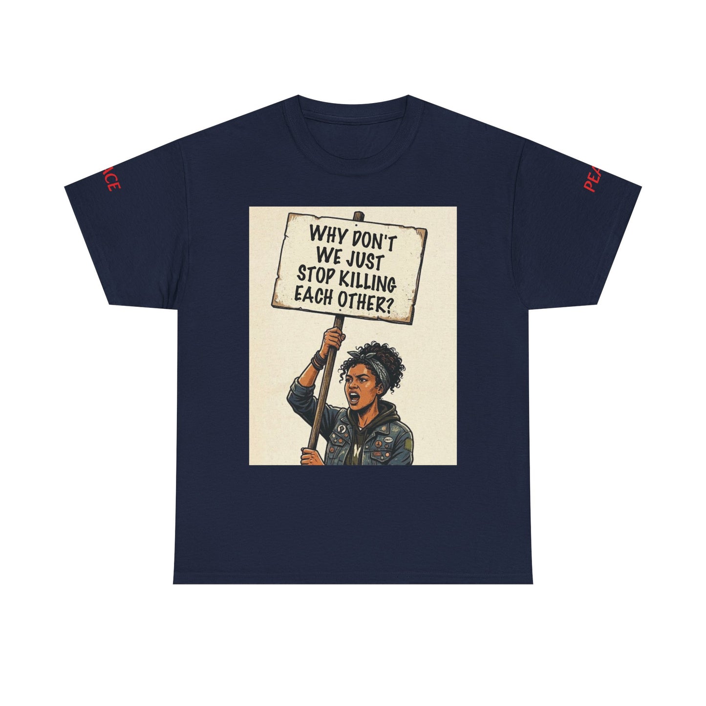 Graphic Tee — "CHOOSE PEACE" Shirt