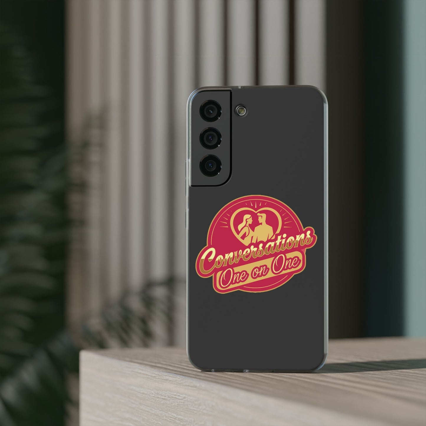 Phone Case — Conversations One on One Retro Phone Case | Slim Matte TPU for iPhone & Samsung