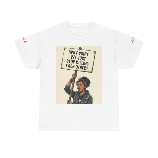 Graphic Tee — "CHOOSE PEACE" Shirt