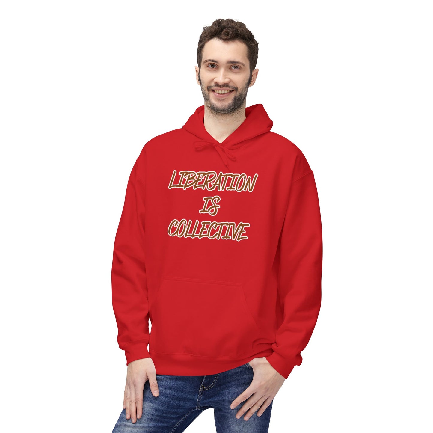 Liberation Is Collective Hoodie — Sunrise Solidarity Graphic Hoodie