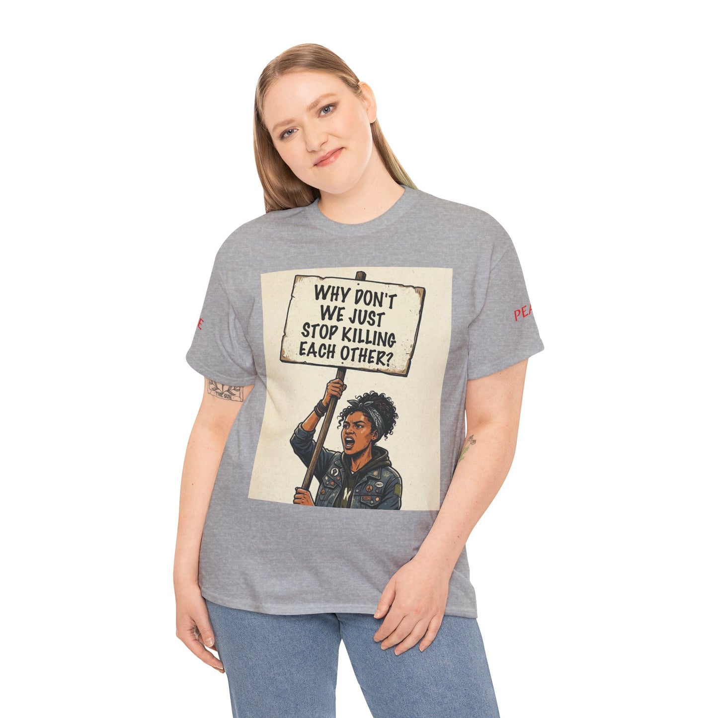 Graphic Tee — "CHOOSE PEACE" Shirt
