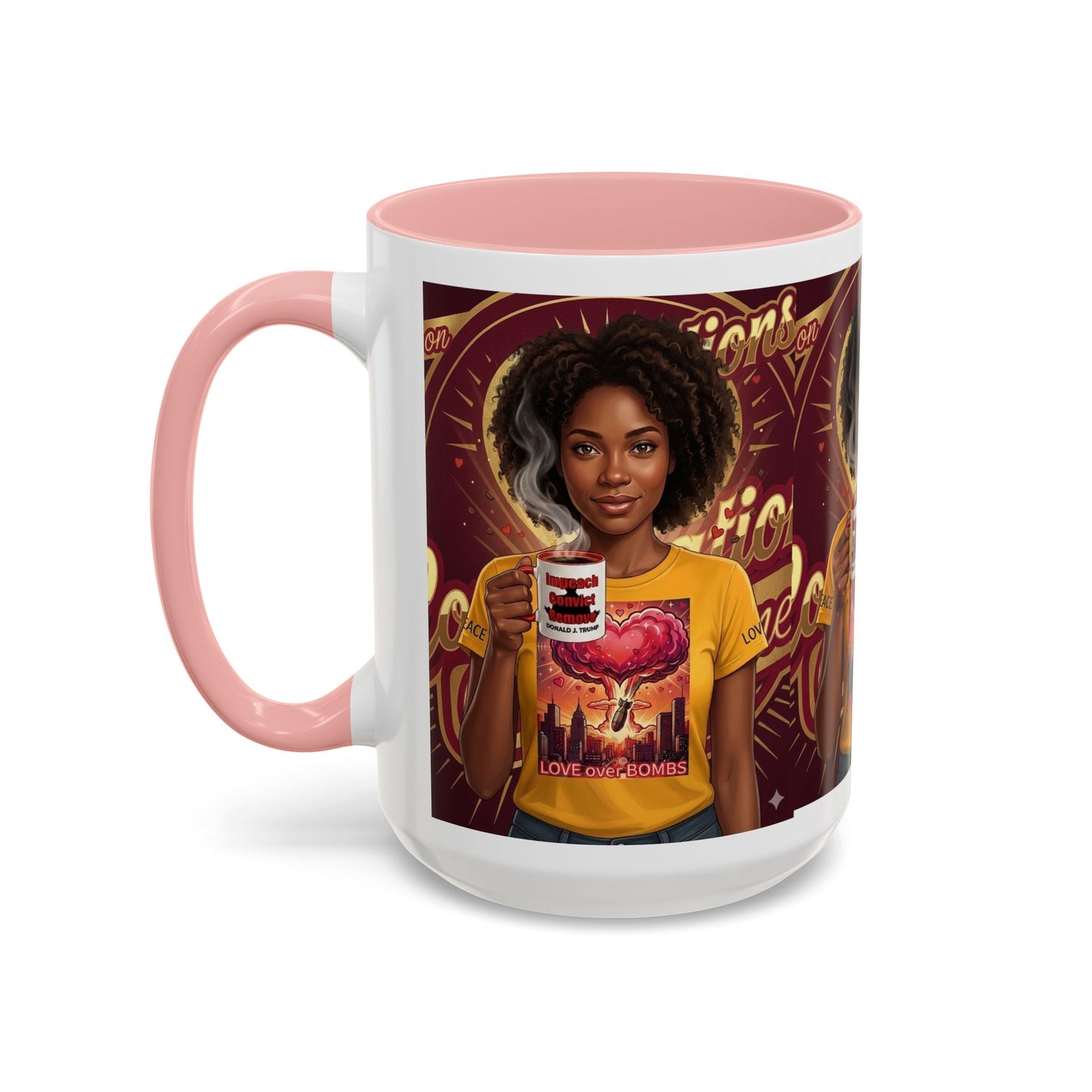 Love Over Bombs- Coffee Mug