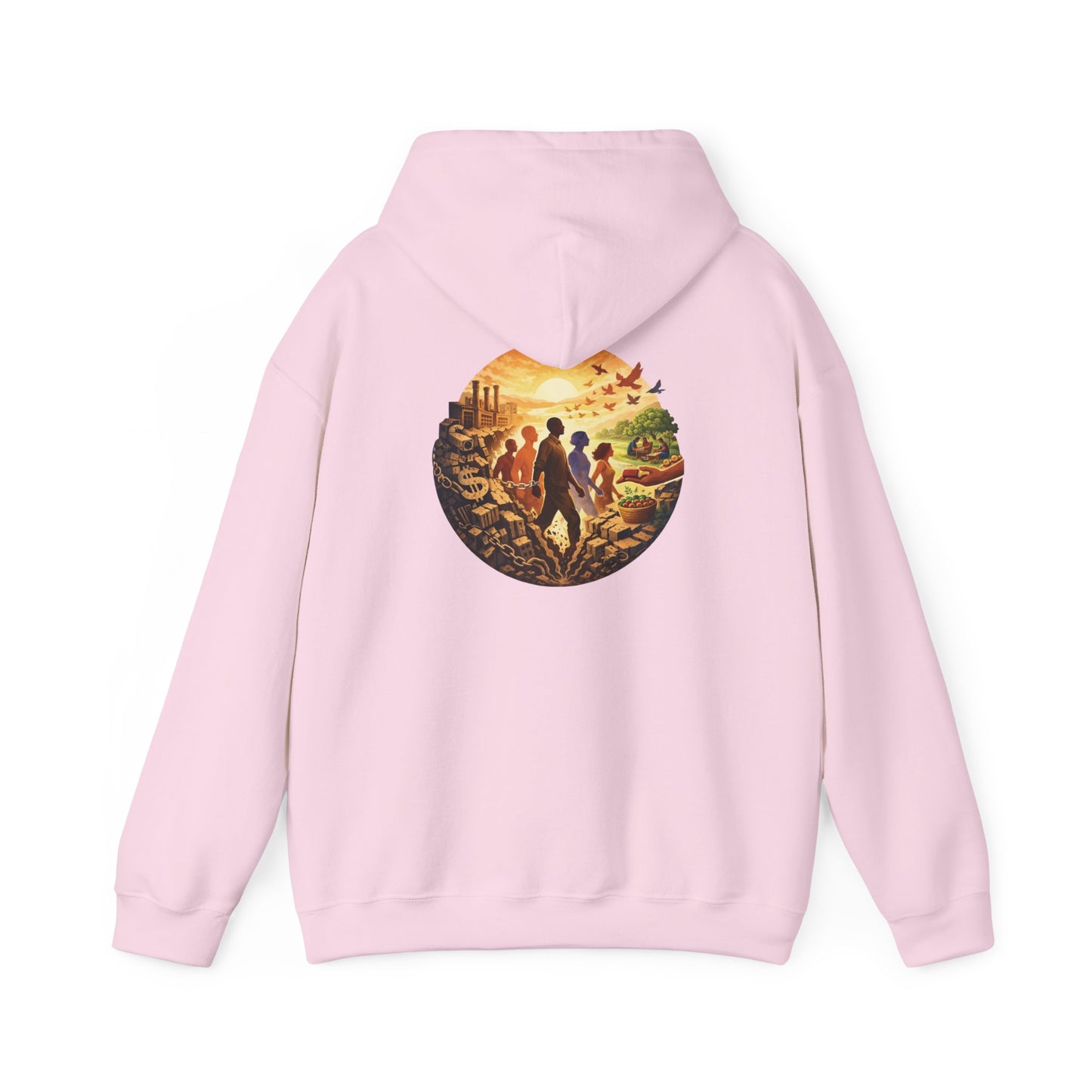 Liberation is Collective Hoodie — "We Move Forward Together" Artwork {Unisex}