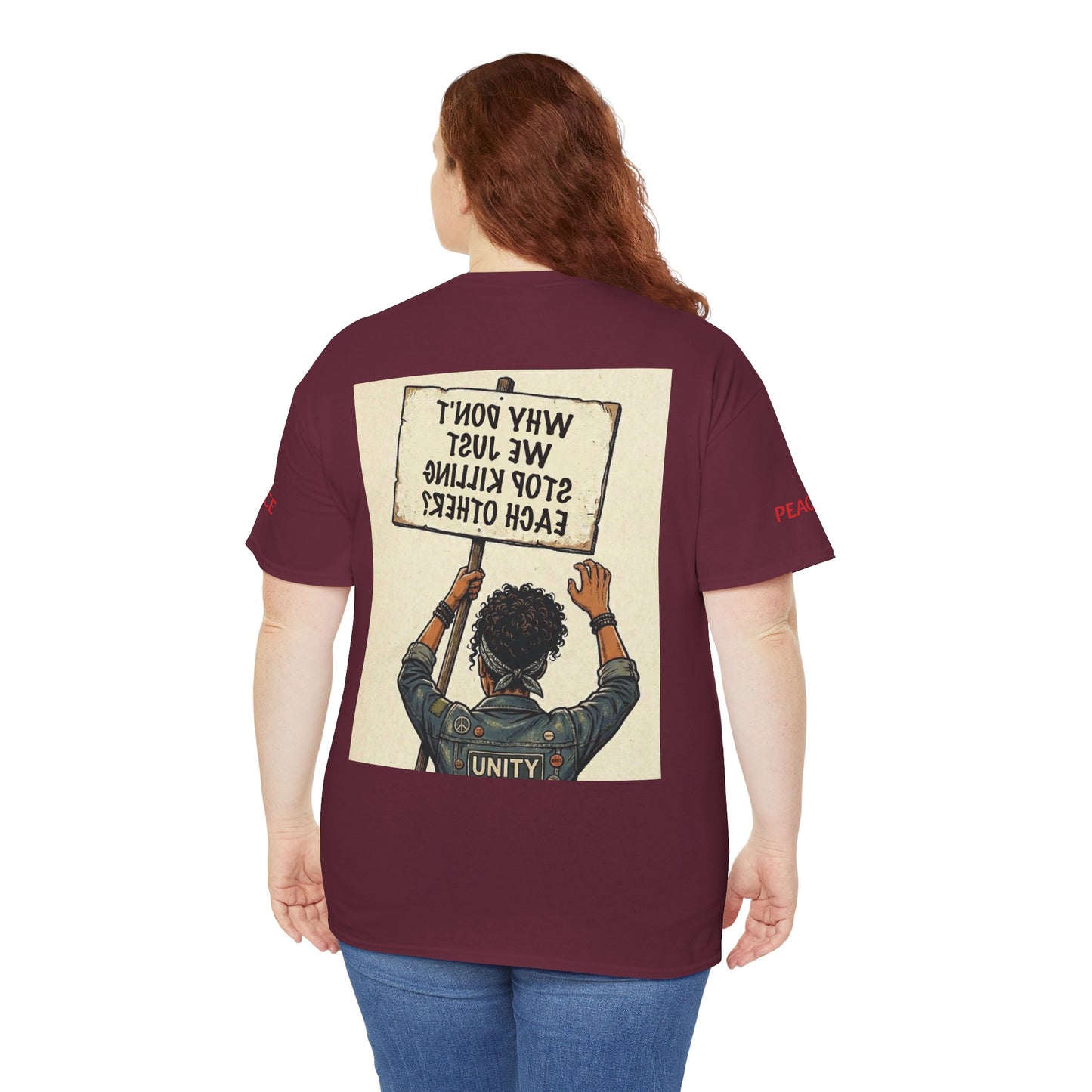 Graphic Tee — "CHOOSE PEACE" Shirt