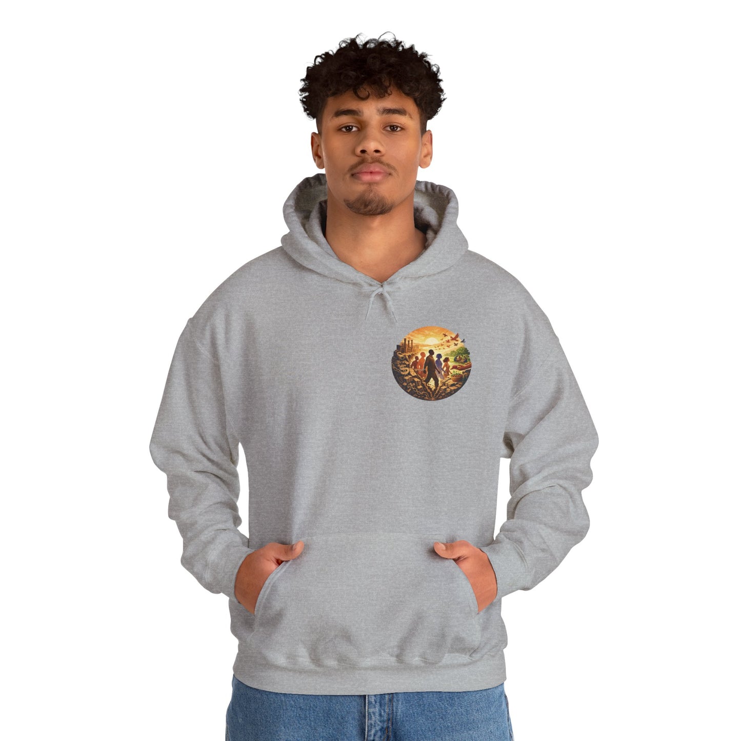 Liberation is Collective Hoodie — "We Move Forward Together" Artwork {Unisex}