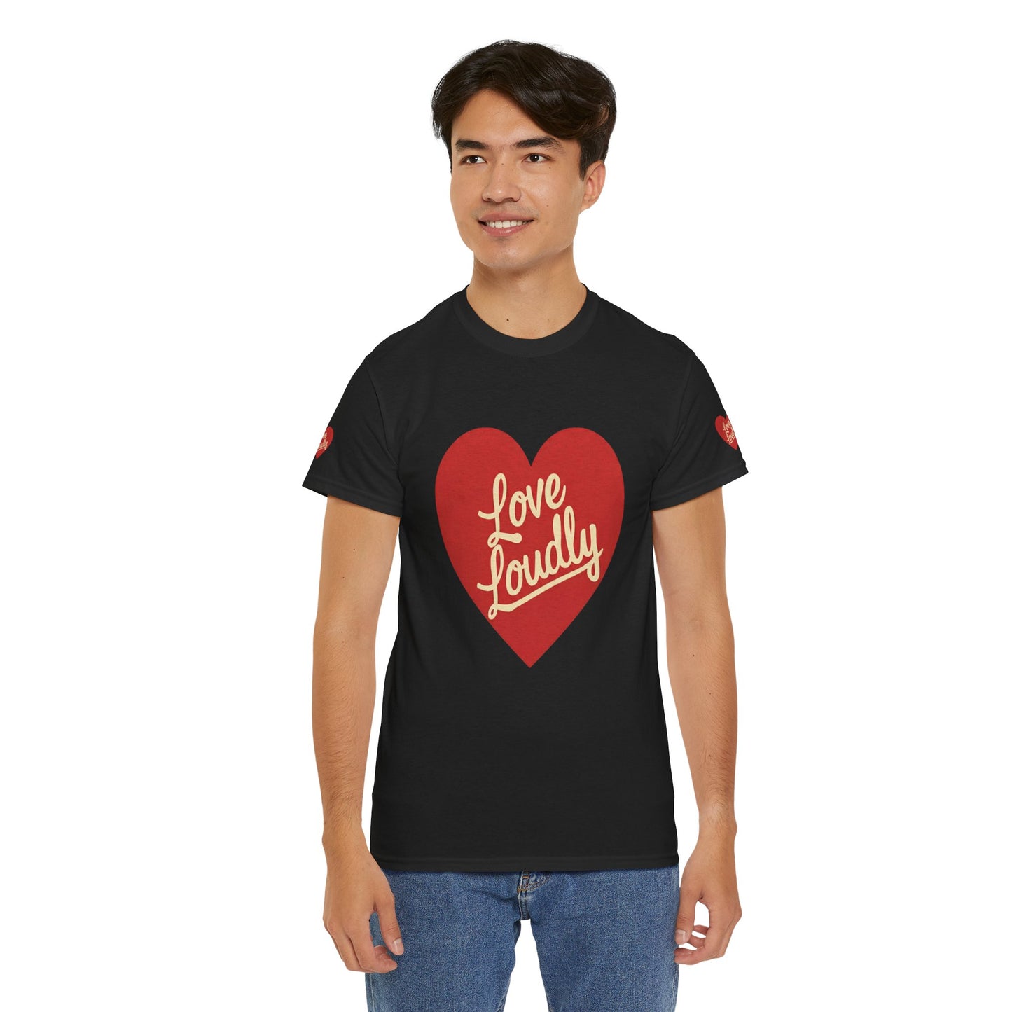 Love Loudly Heart T-Shirt
