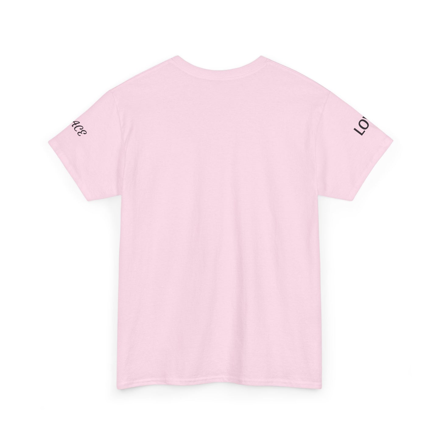 Love Over Bombs T-Shirt — Retro Heart Cloud Peace Tee