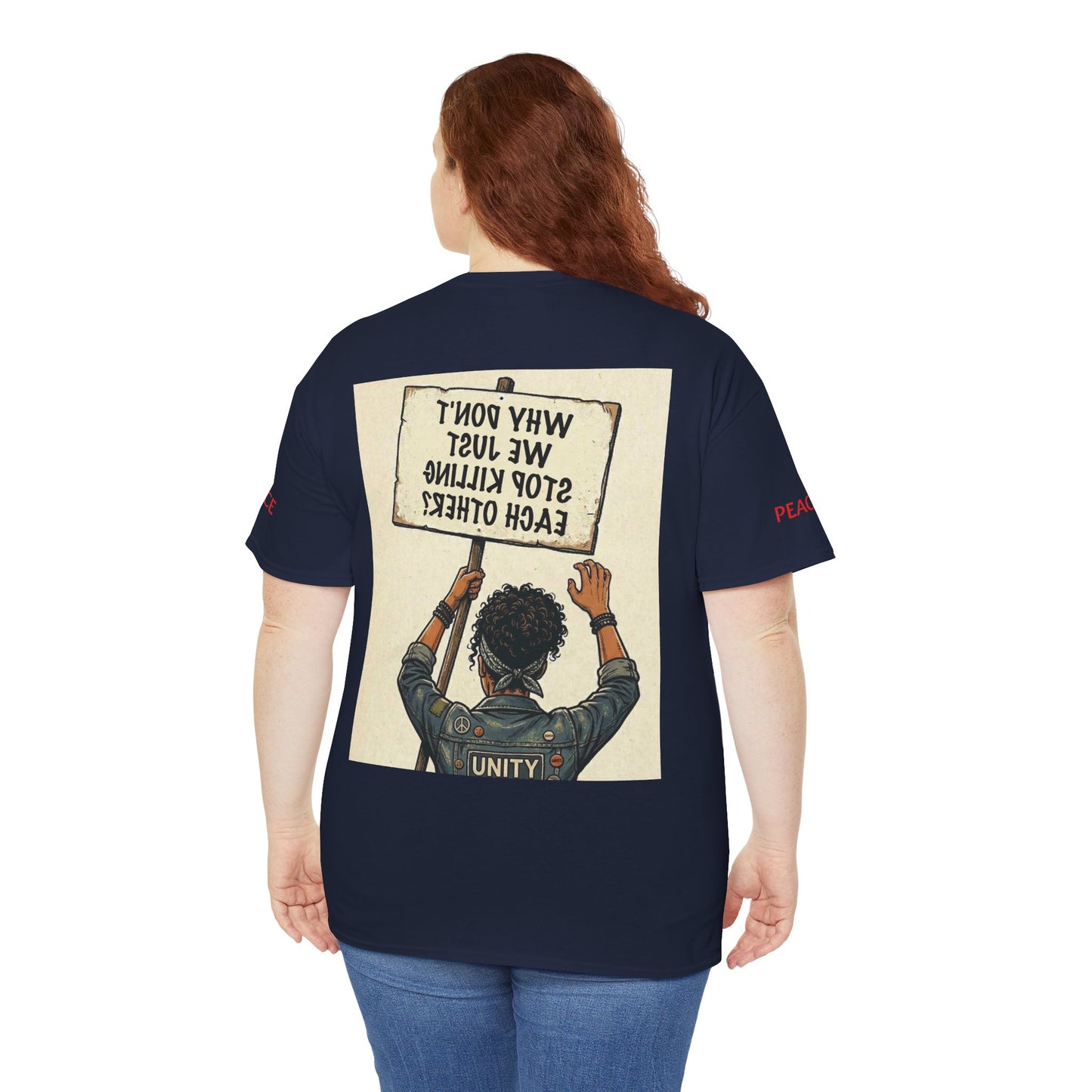 Graphic Tee — "CHOOSE PEACE" Shirt