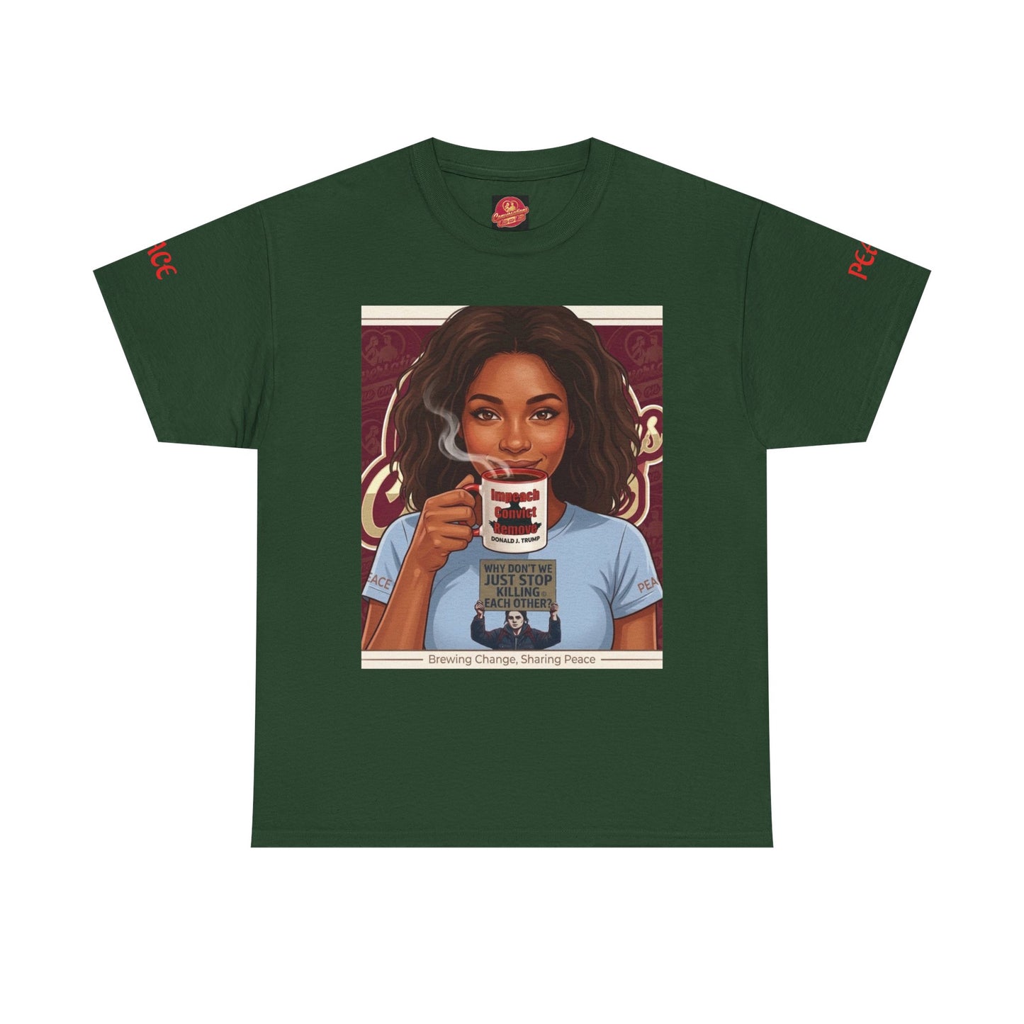 Coffee Lover Tee  "Sharing Change, Sharing Hope"
