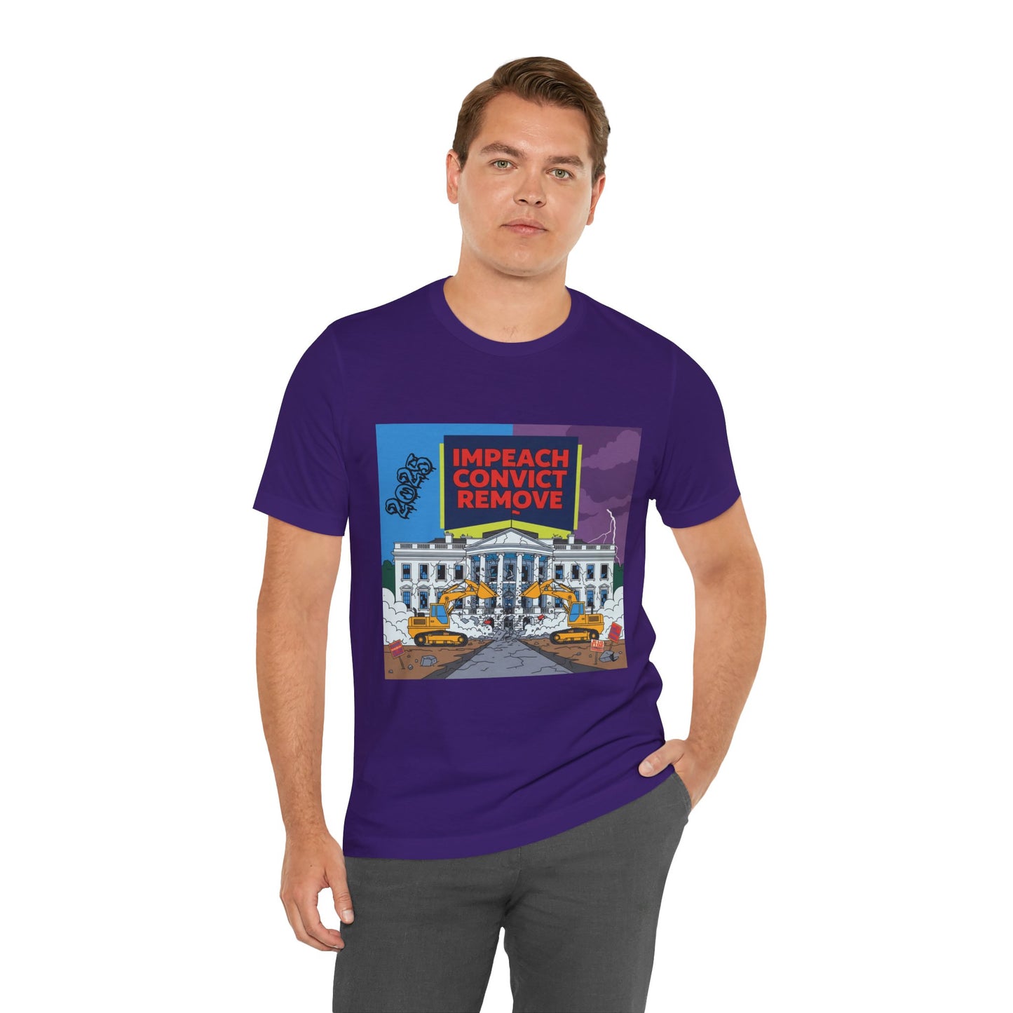 Impeach Convict Remove White House Protest Tee