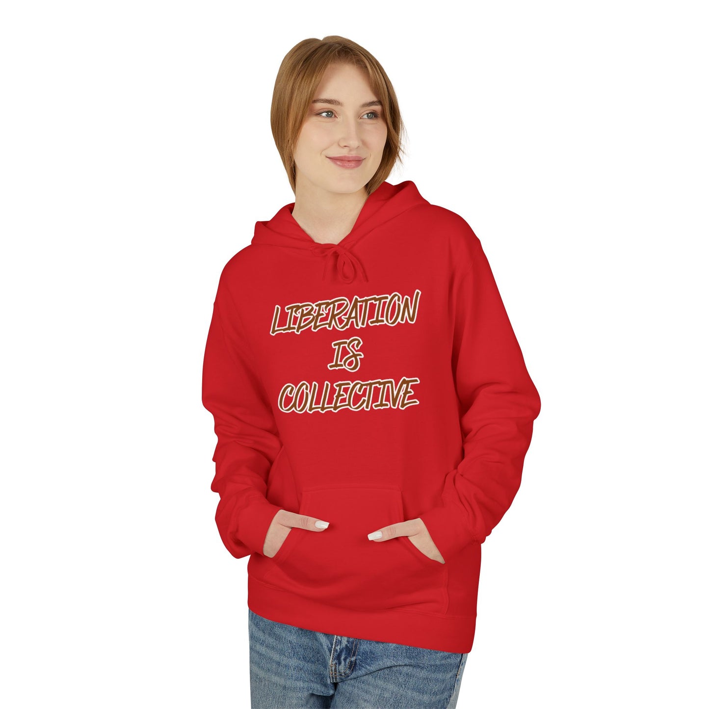 Liberation Is Collective Hoodie — Sunrise Solidarity Graphic Hoodie