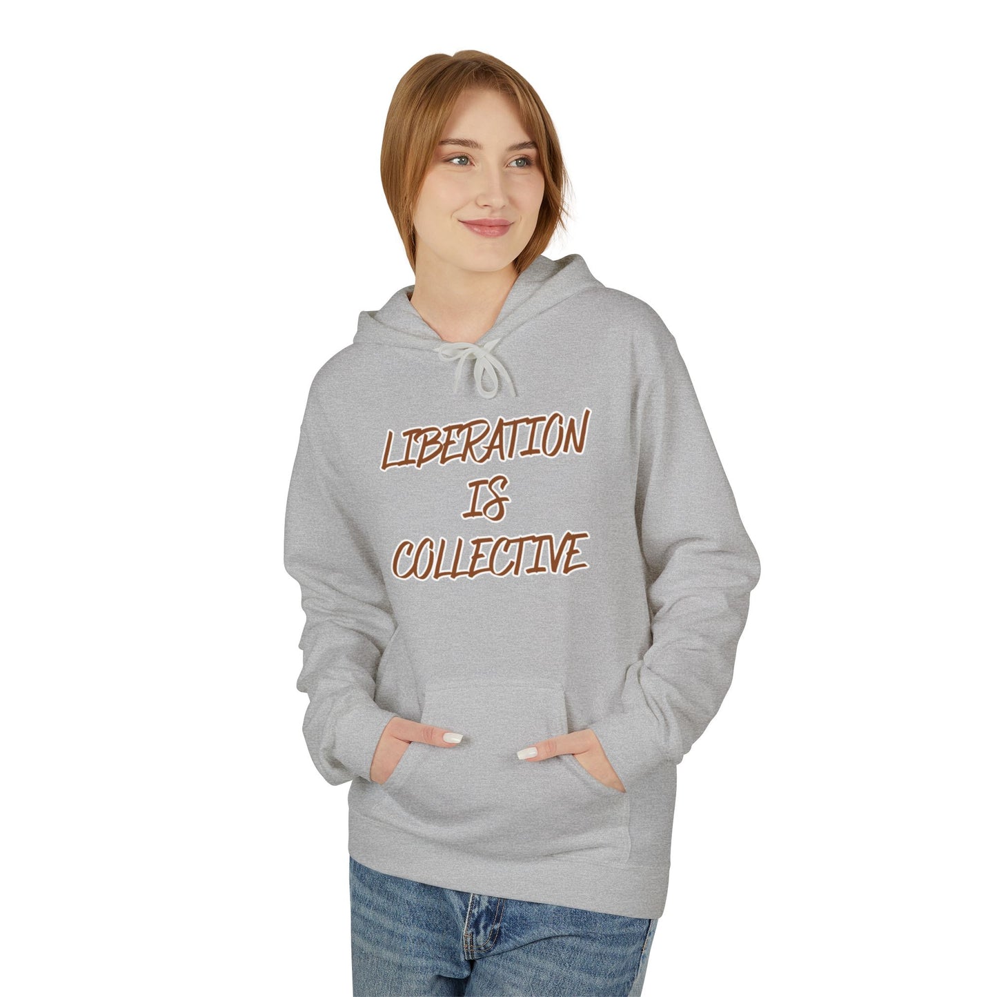 Liberation Is Collective Hoodie — Sunrise Solidarity Graphic Hoodie