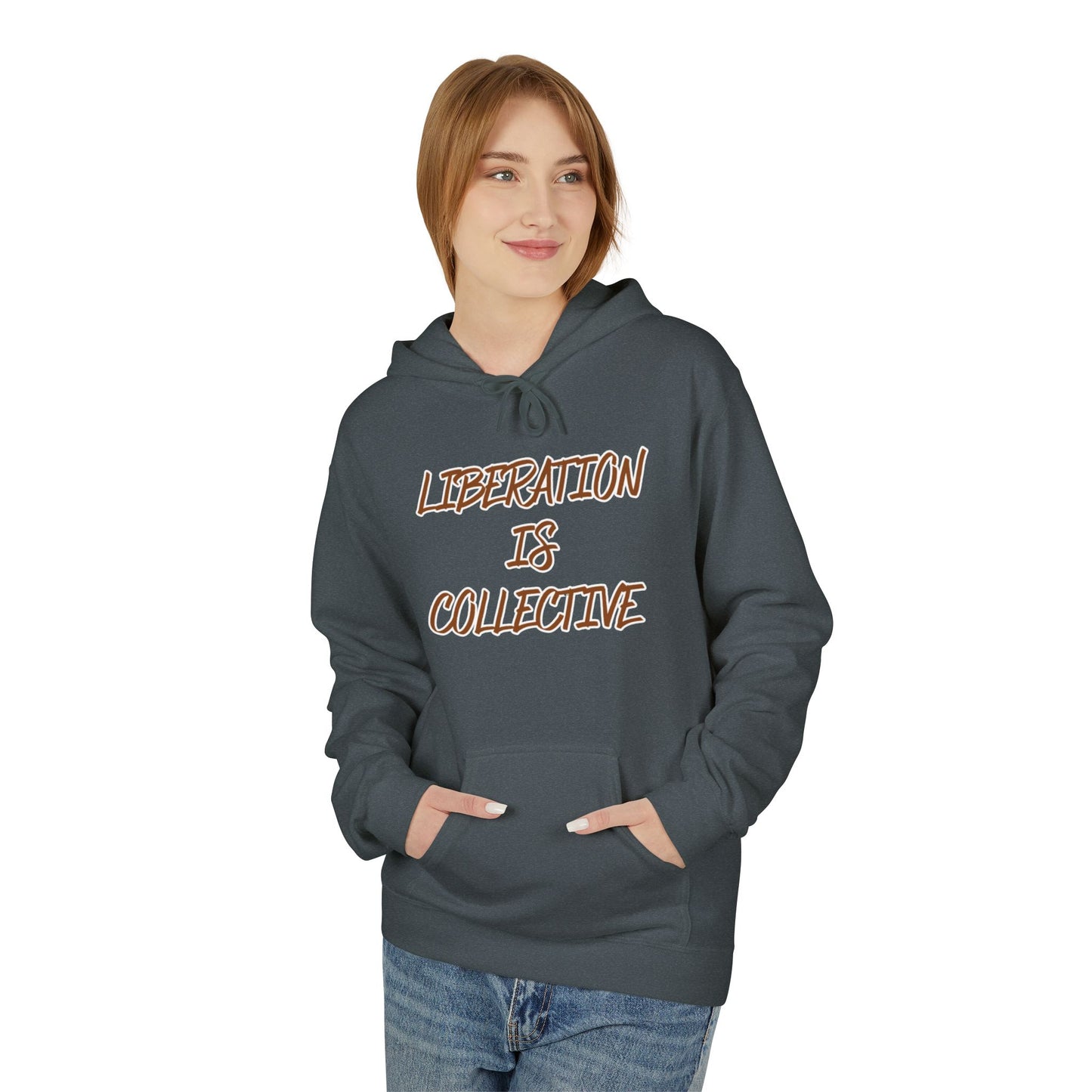 Liberation Is Collective Hoodie — Sunrise Solidarity Graphic Hoodie